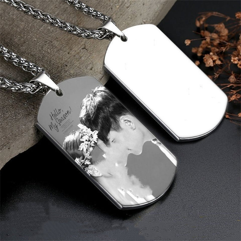 Personoitava dog tag kaulakoru