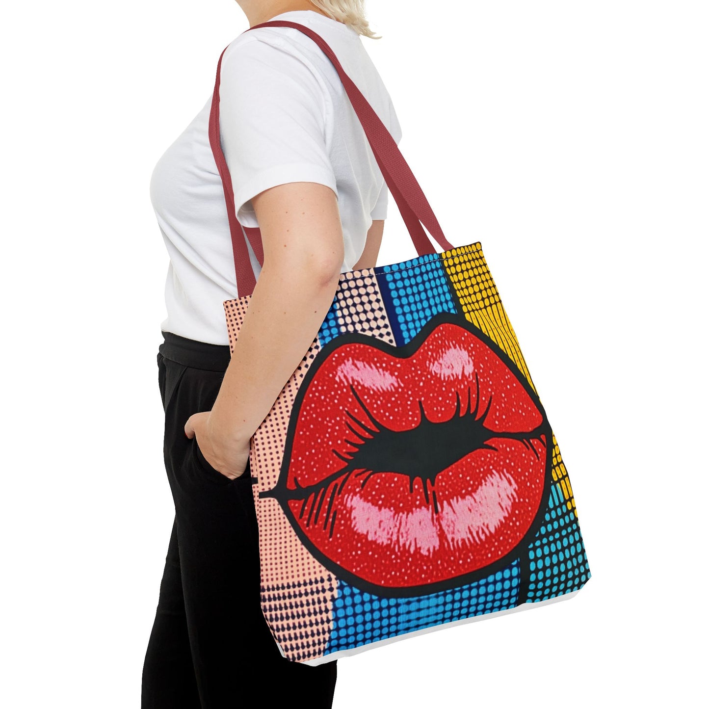 Kiss my! – Pop-art Laukku