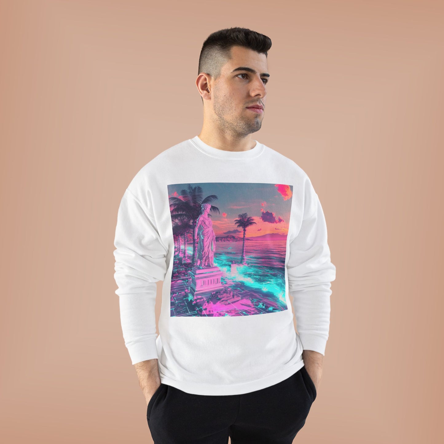 Unisex EcoSmart® Crewneck Sweatshirt – Beach Dreams