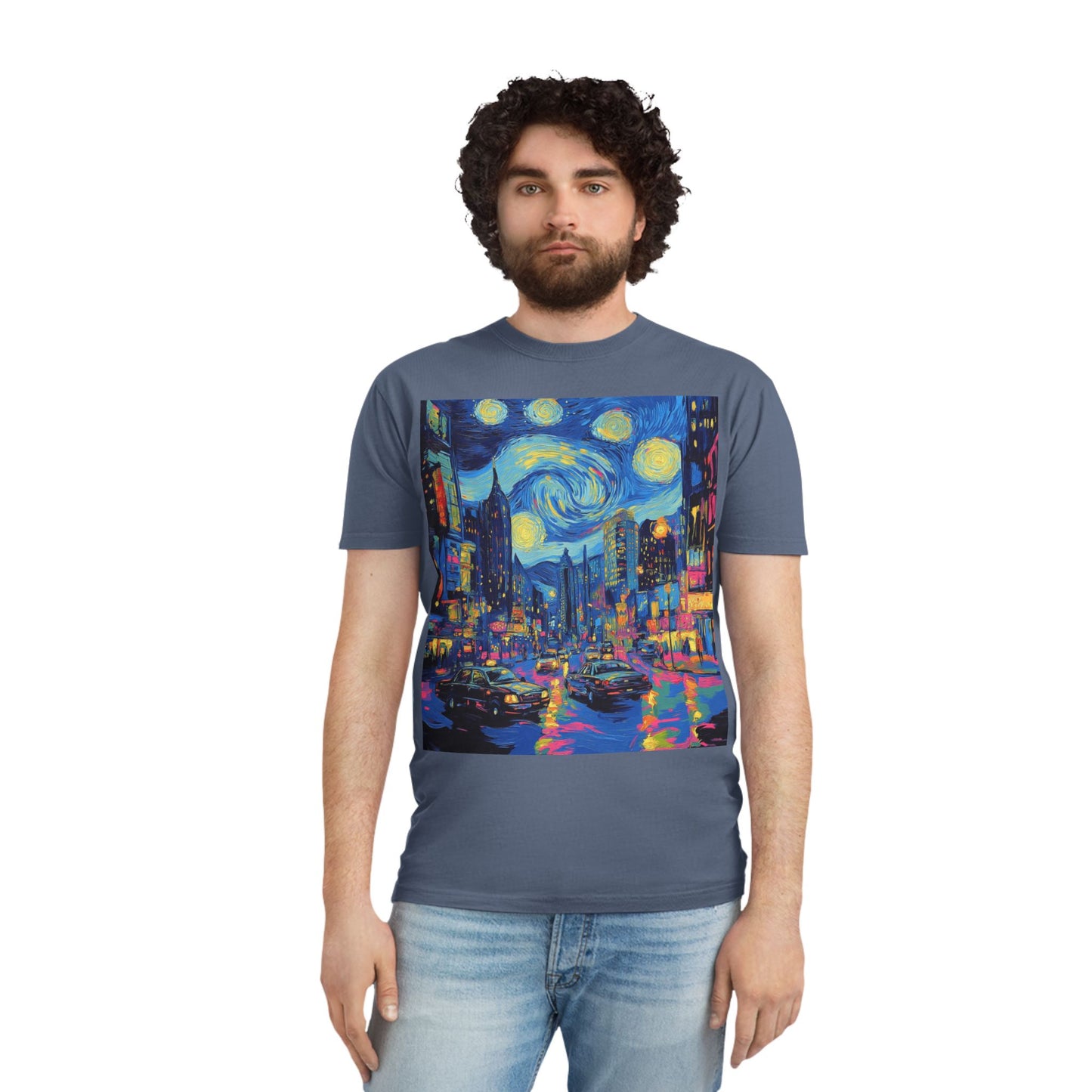 Unisex Faded Shirt  -Starry Night