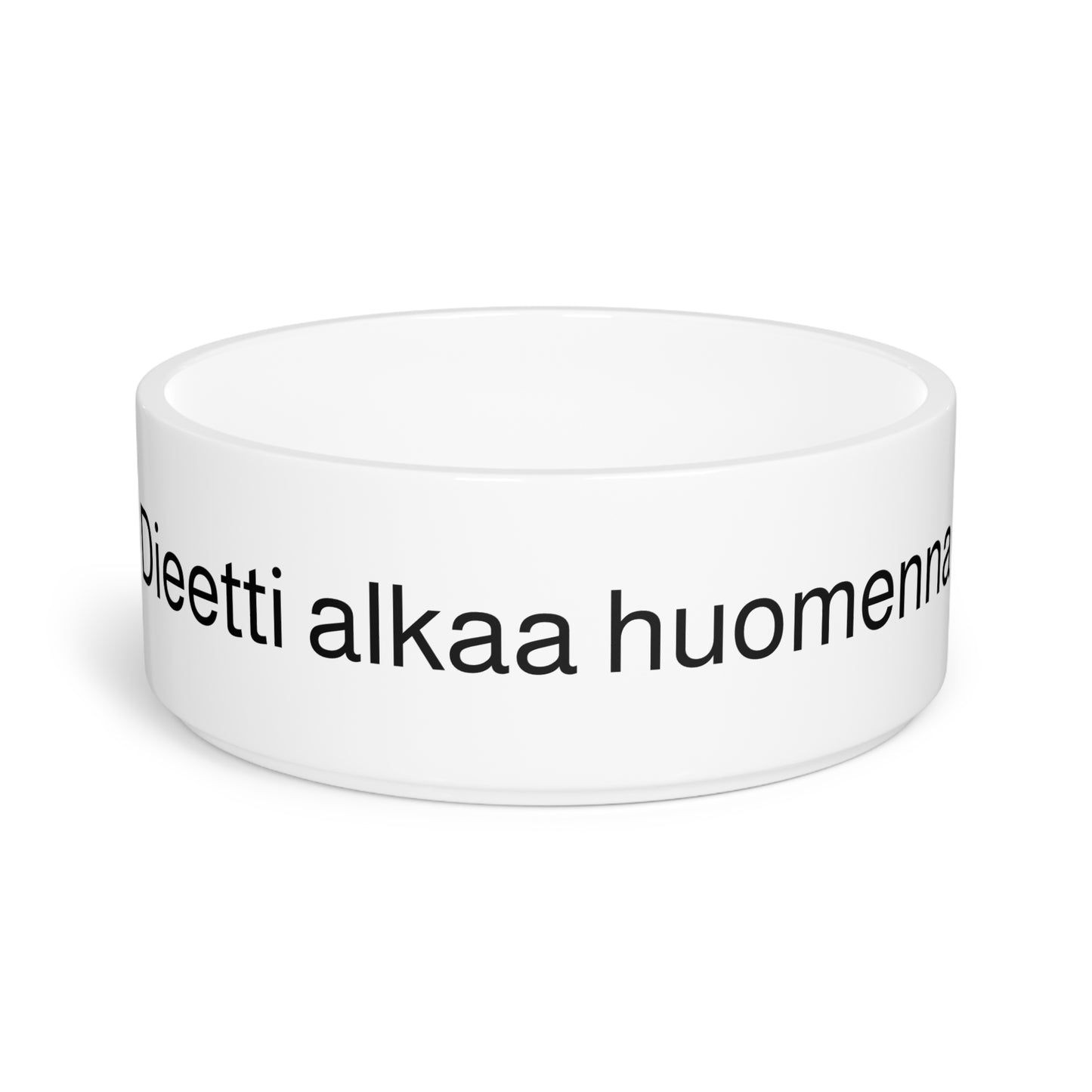 Lemmikin ruokakuppi - Dieetti alkaa huomenna