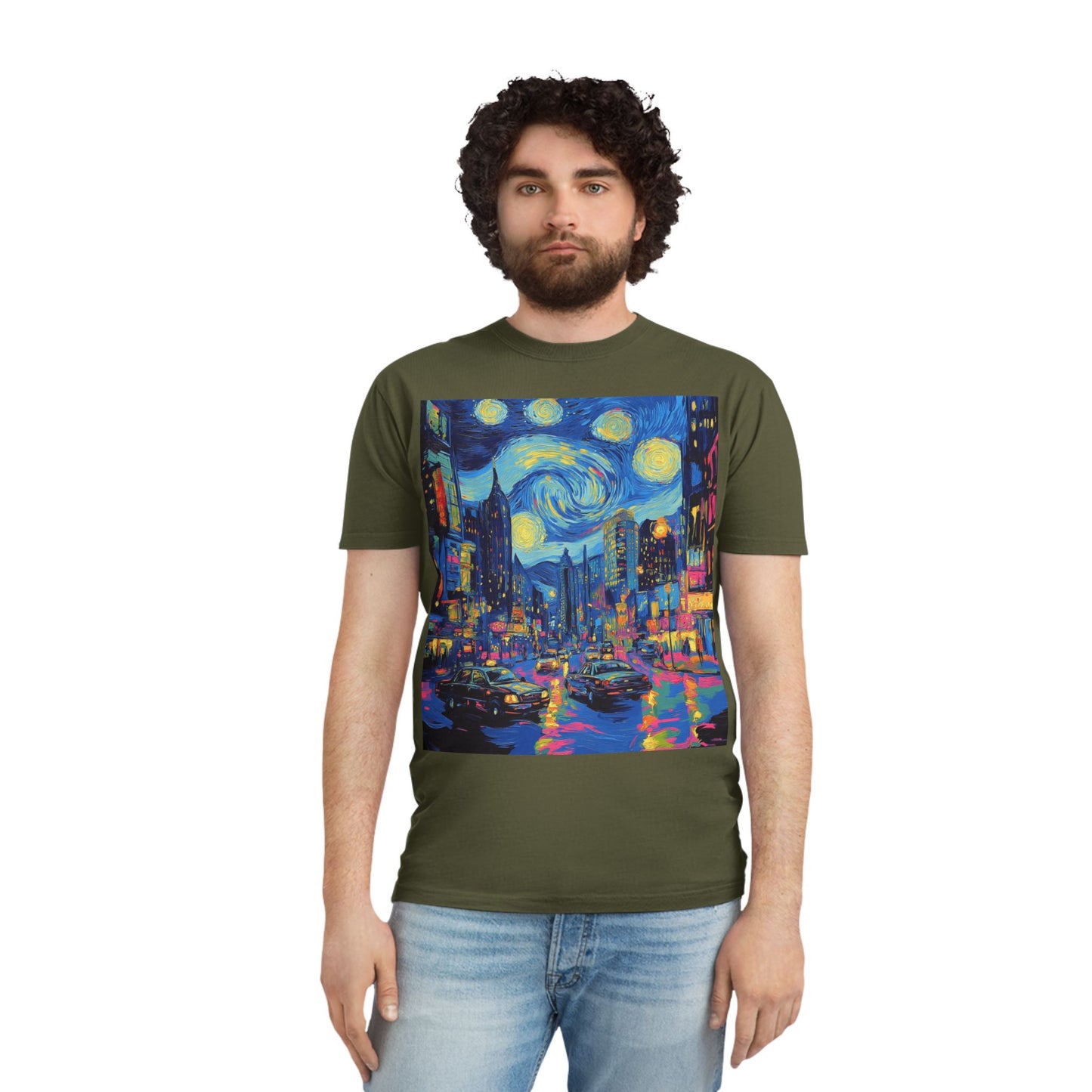 Unisex Faded Shirt  -Starry Night