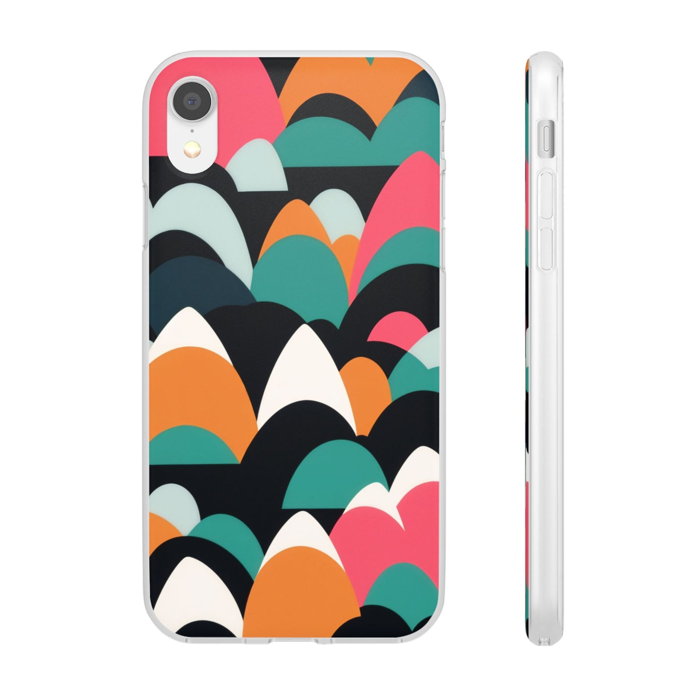 Mobile phone protective cover, rock wave