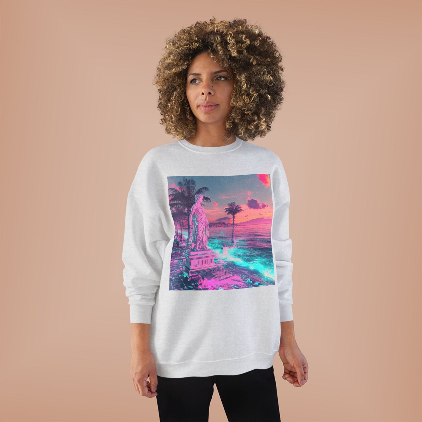 Unisex EcoSmart® Crewneck Sweatshirt – Beach Dreams