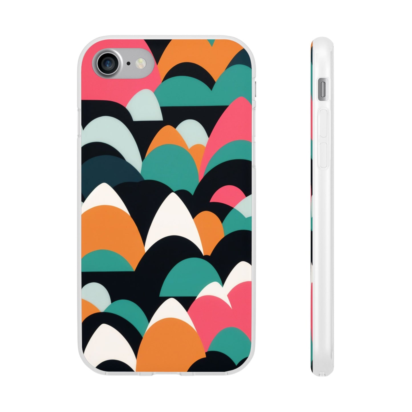 Mobile phone protective cover, rock wave