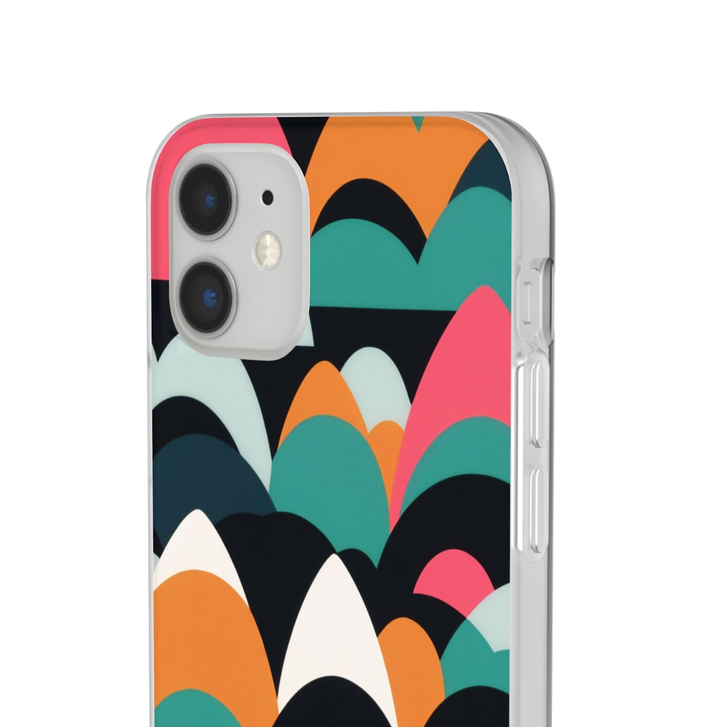 Mobile phone protective cover, rock wave