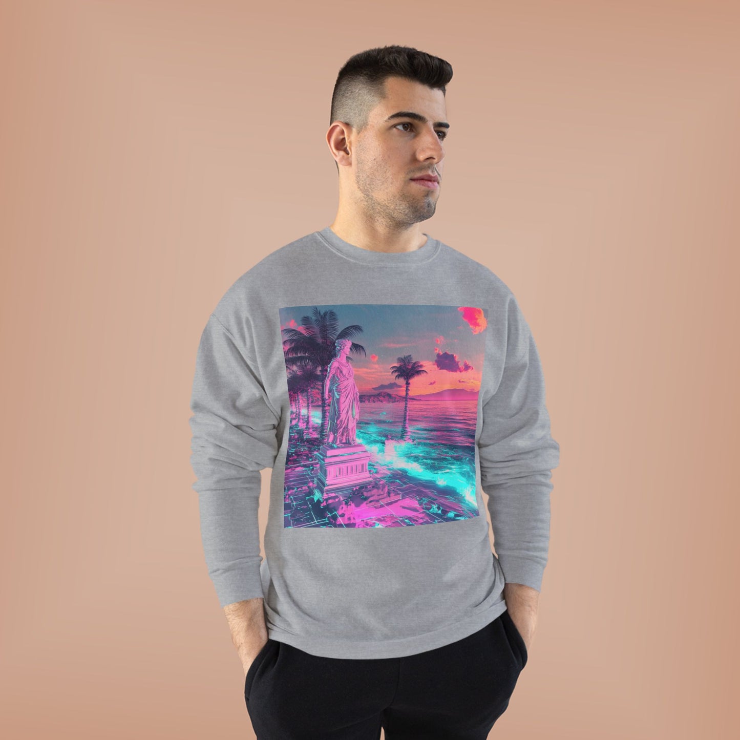 Unisex EcoSmart® Crewneck Sweatshirt – Beach Dreams