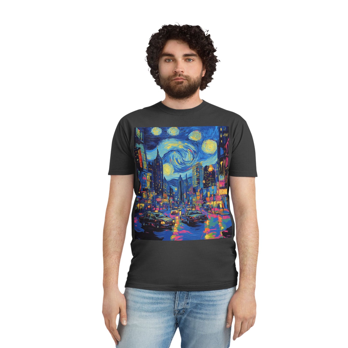 Unisex Faded Shirt  -Starry Night