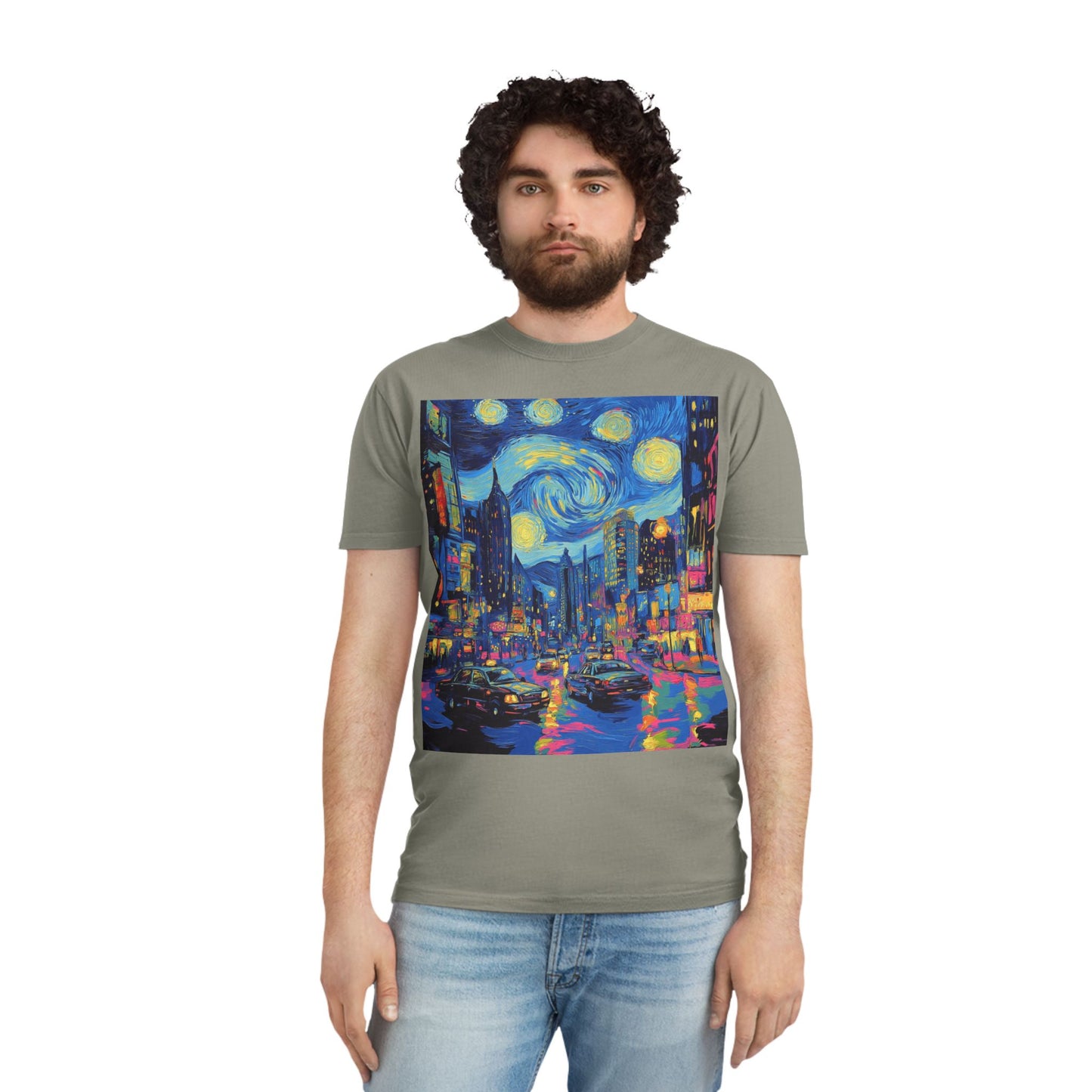 Unisex Faded Shirt  -Starry Night