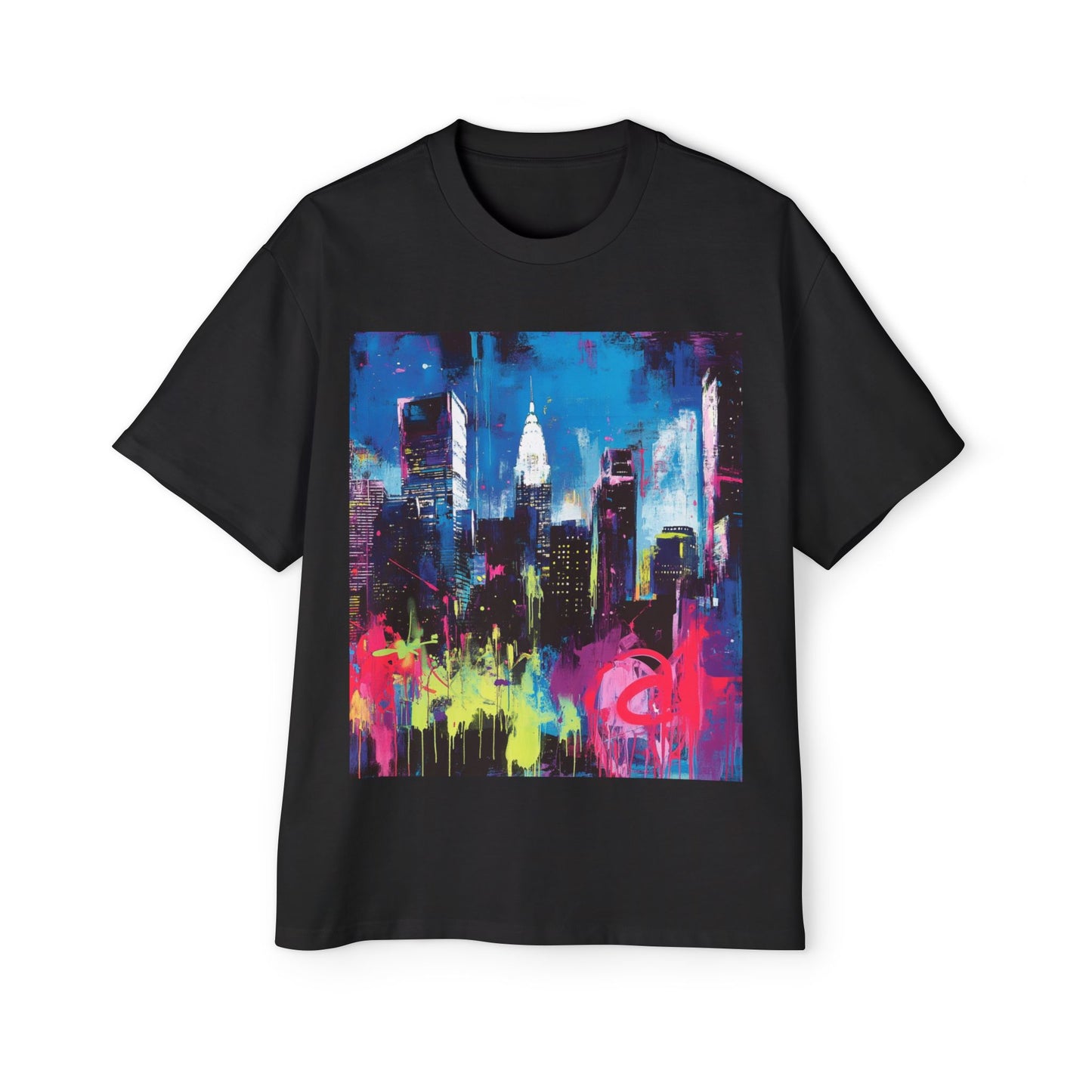 Miesten Urban city Oversized T-Paita