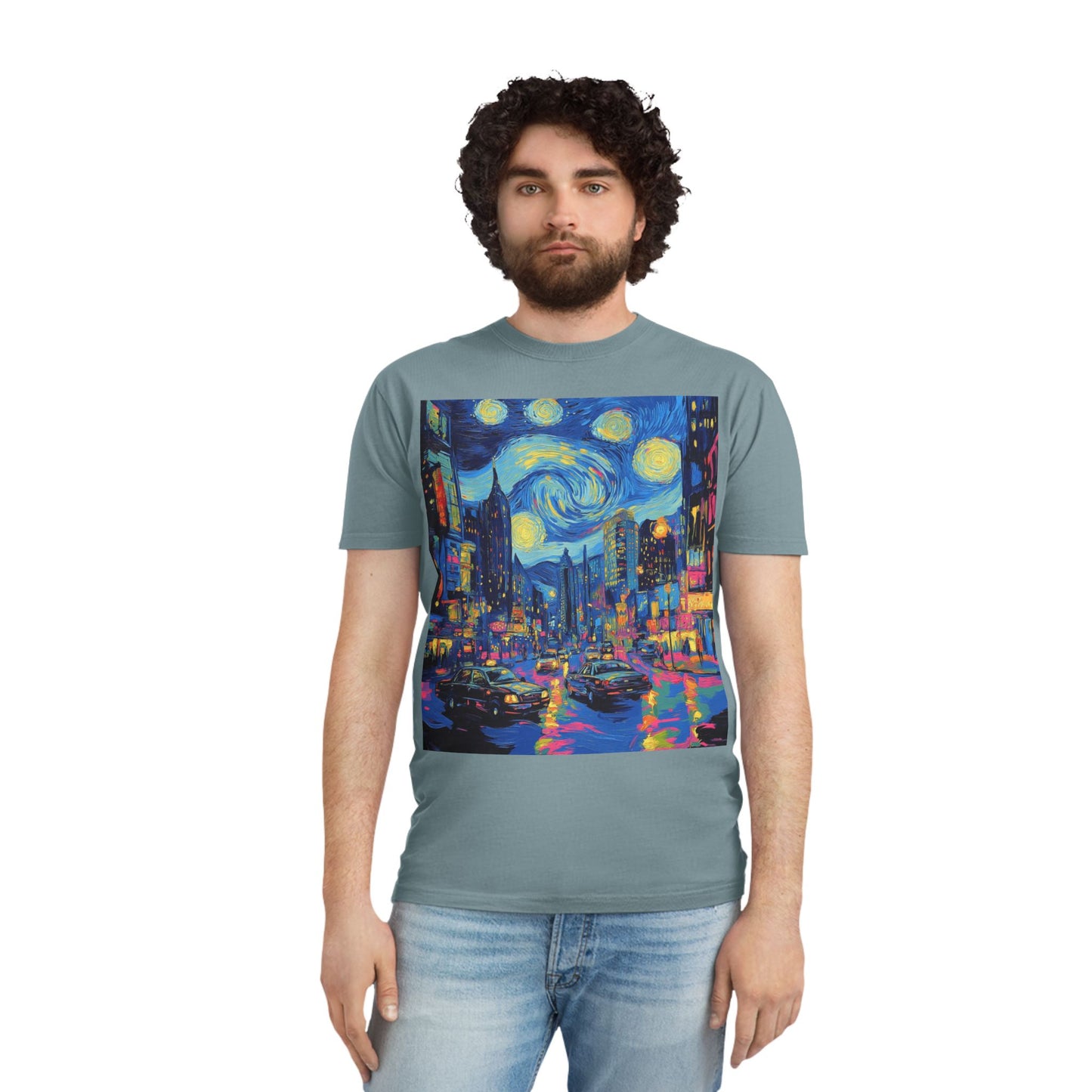 Unisex Faded Shirt  -Starry Night