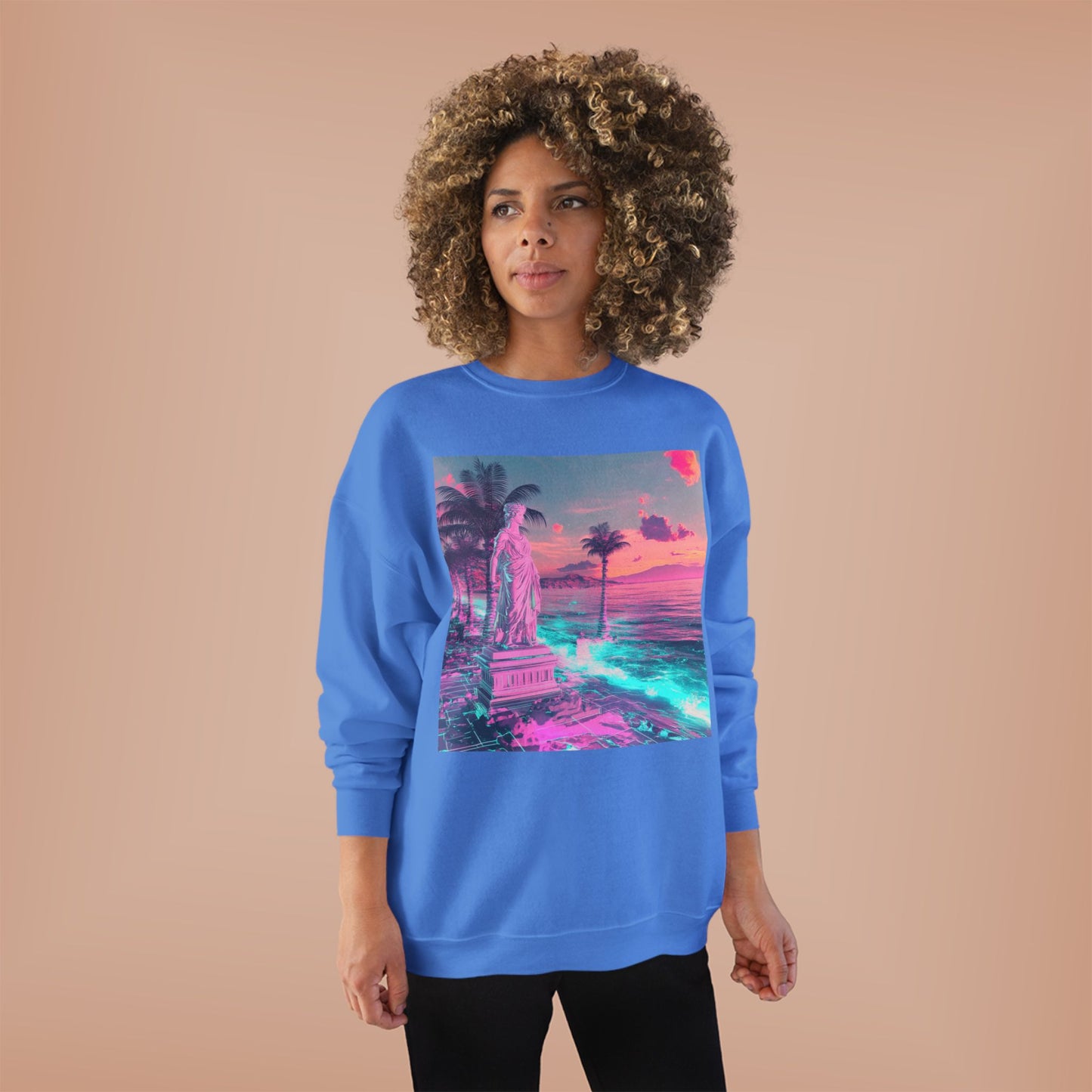 Unisex EcoSmart® Crewneck Sweatshirt – Beach Dreams