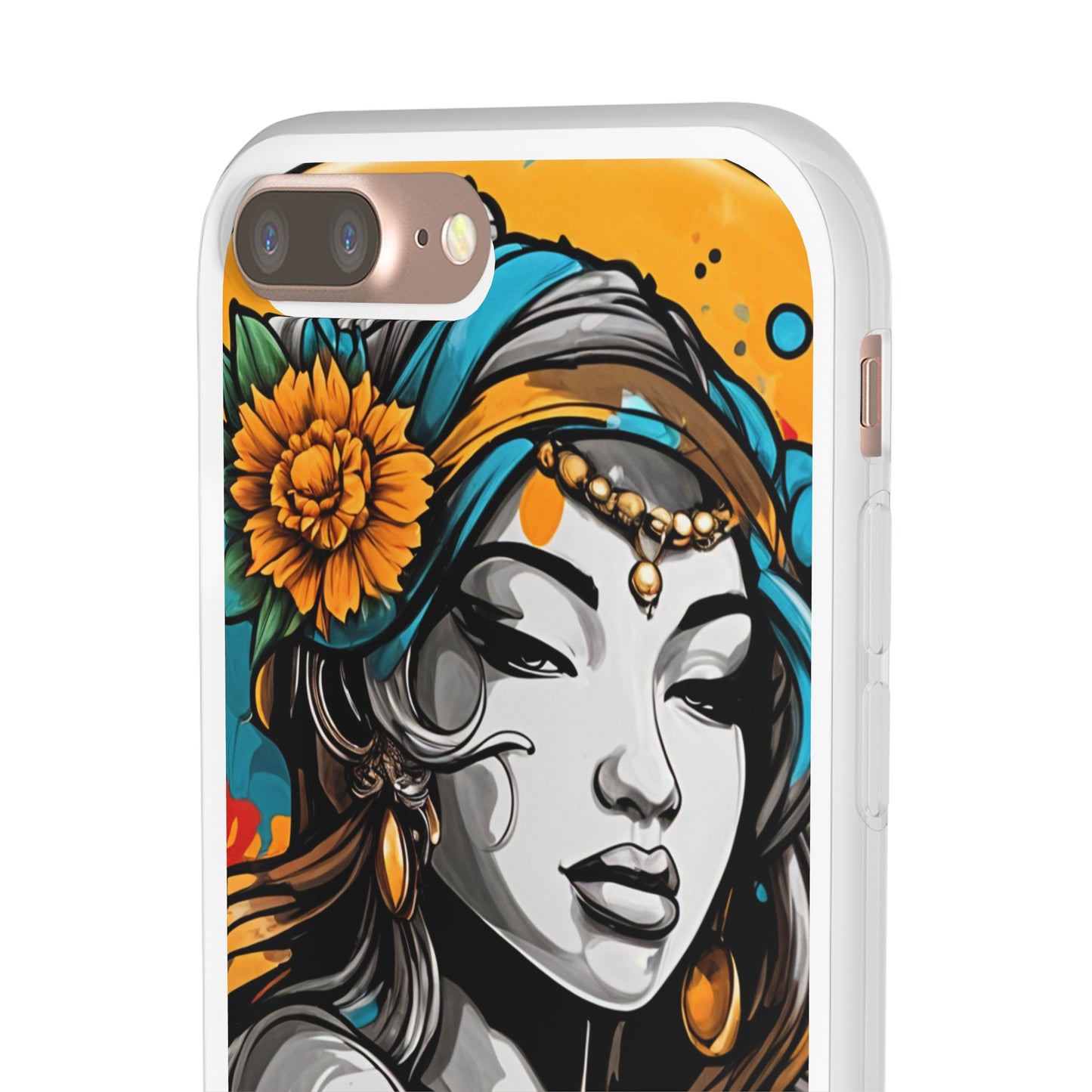 Mobile phone cover, urban woman