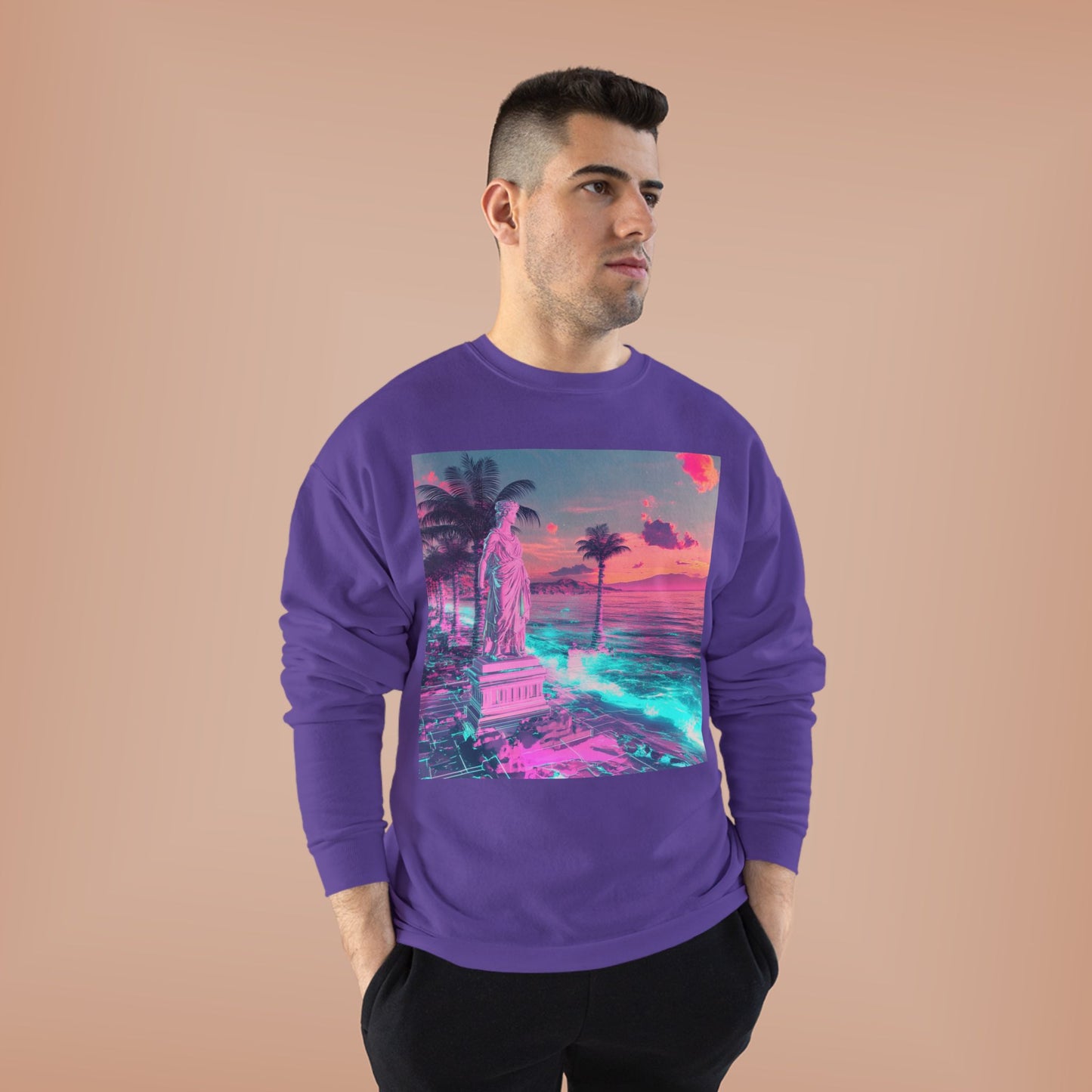 Unisex EcoSmart® Crewneck Sweatshirt – Beach Dreams