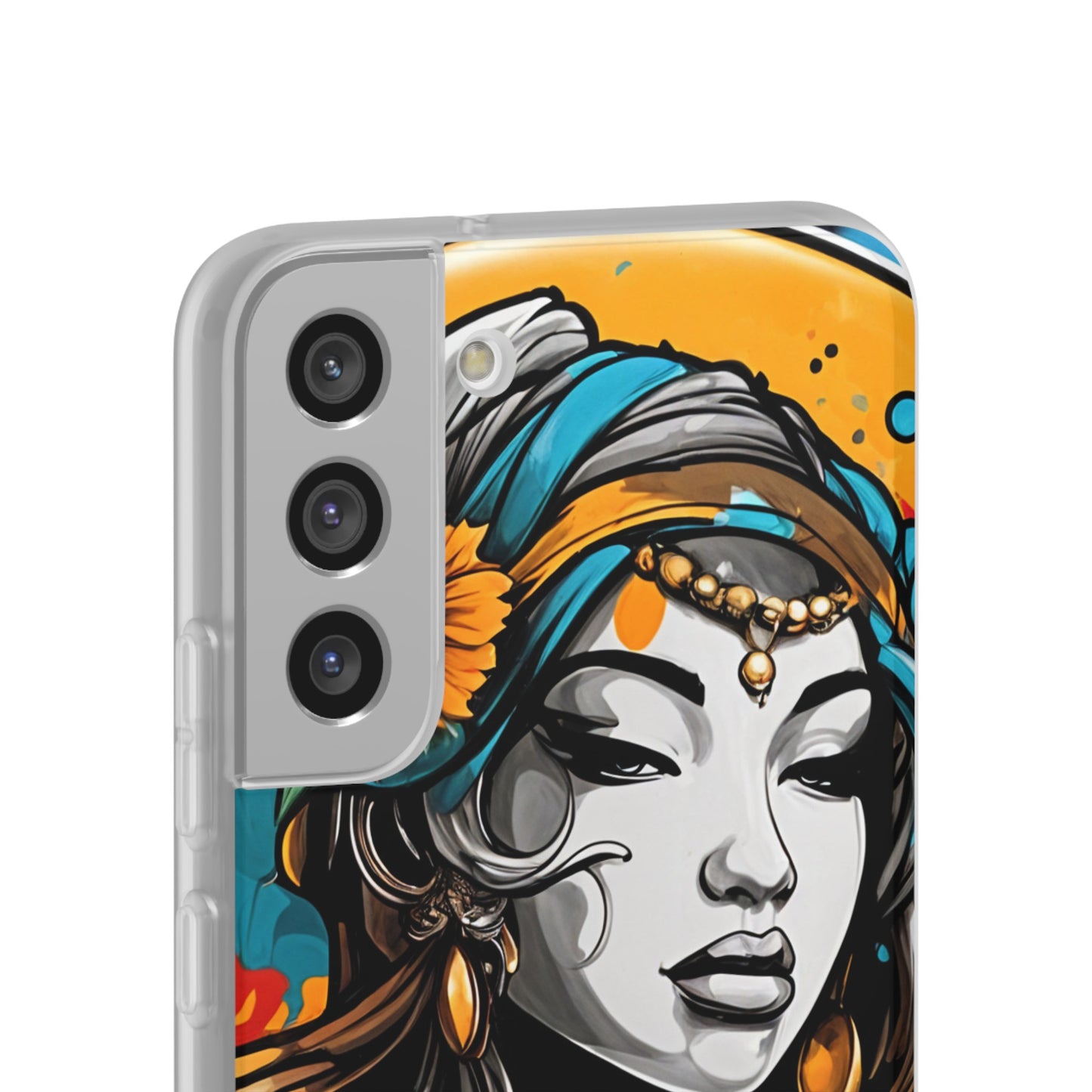 Mobile phone cover, urban woman