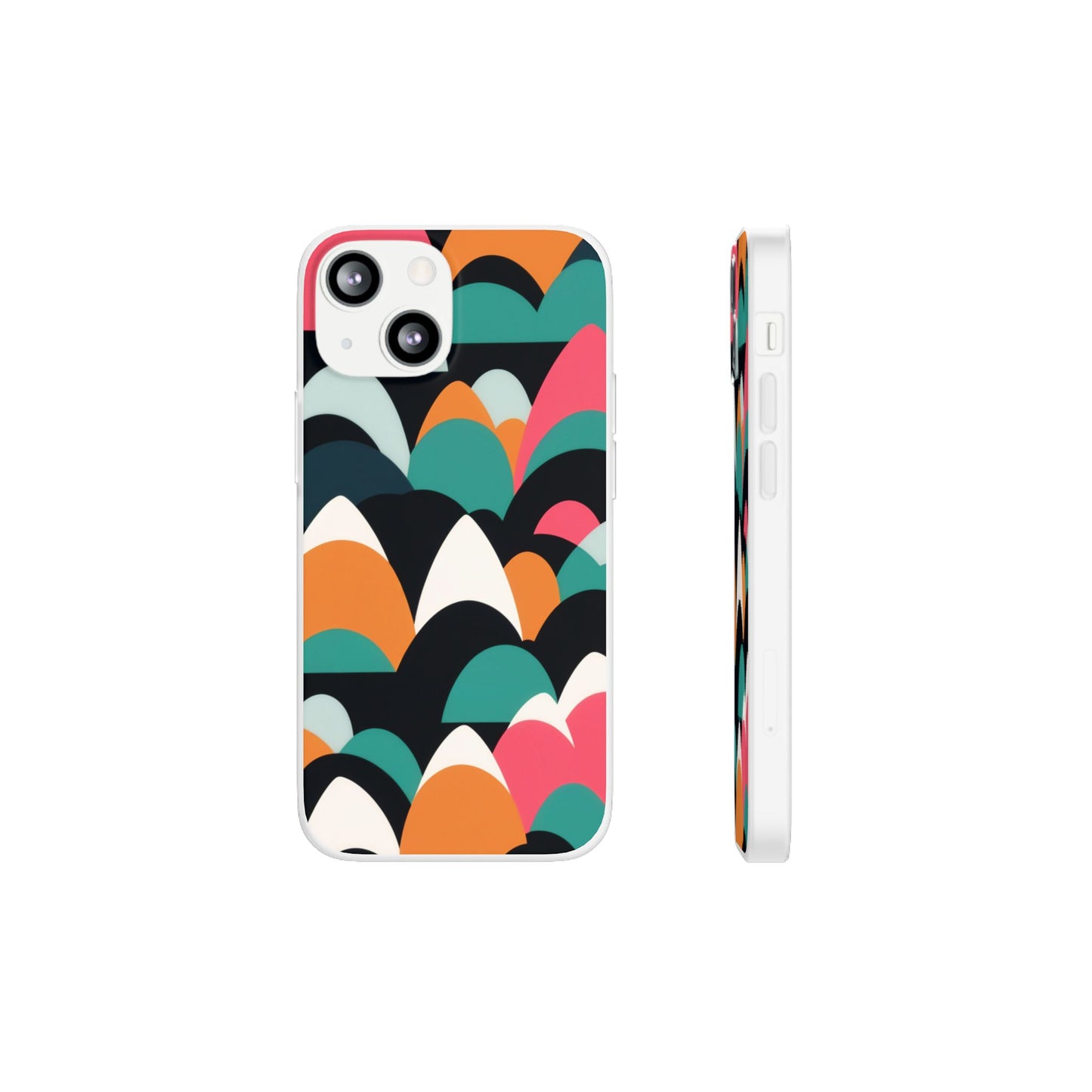 Mobile phone protective cover, rock wave