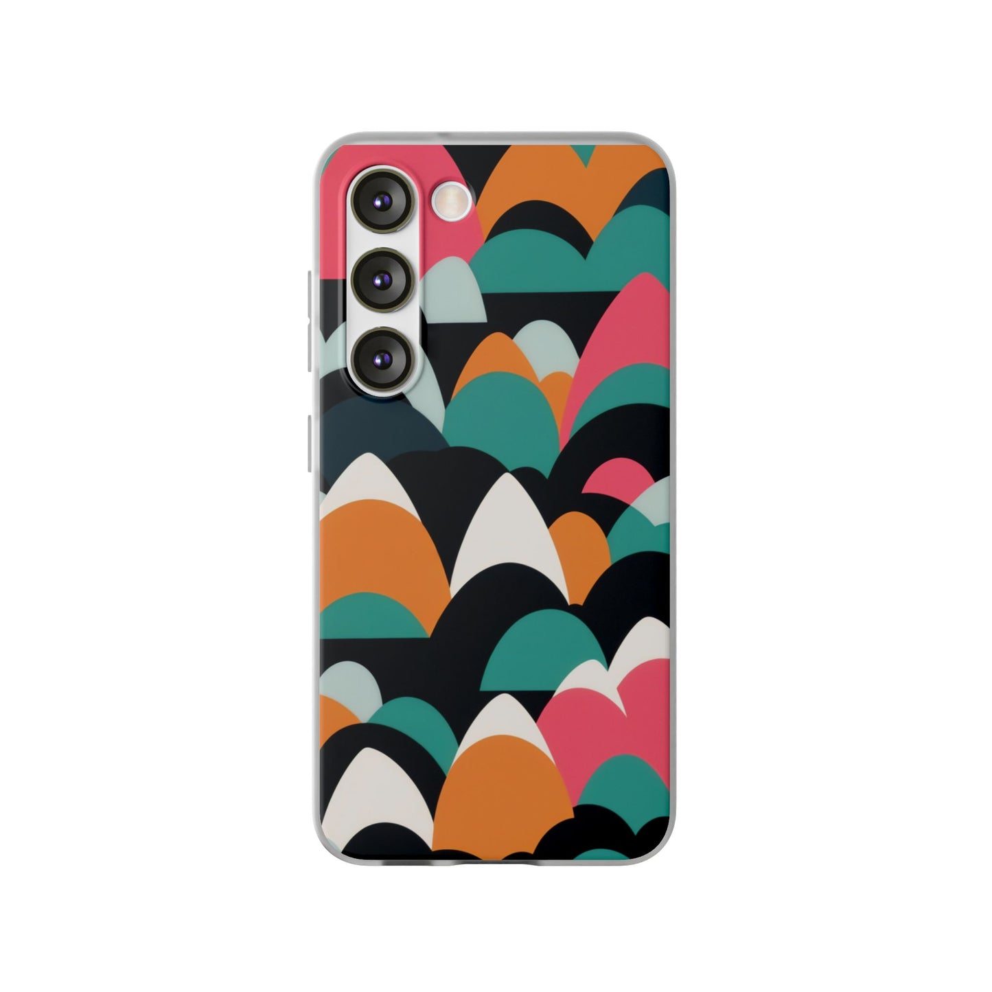 Mobile phone protective cover, rock wave