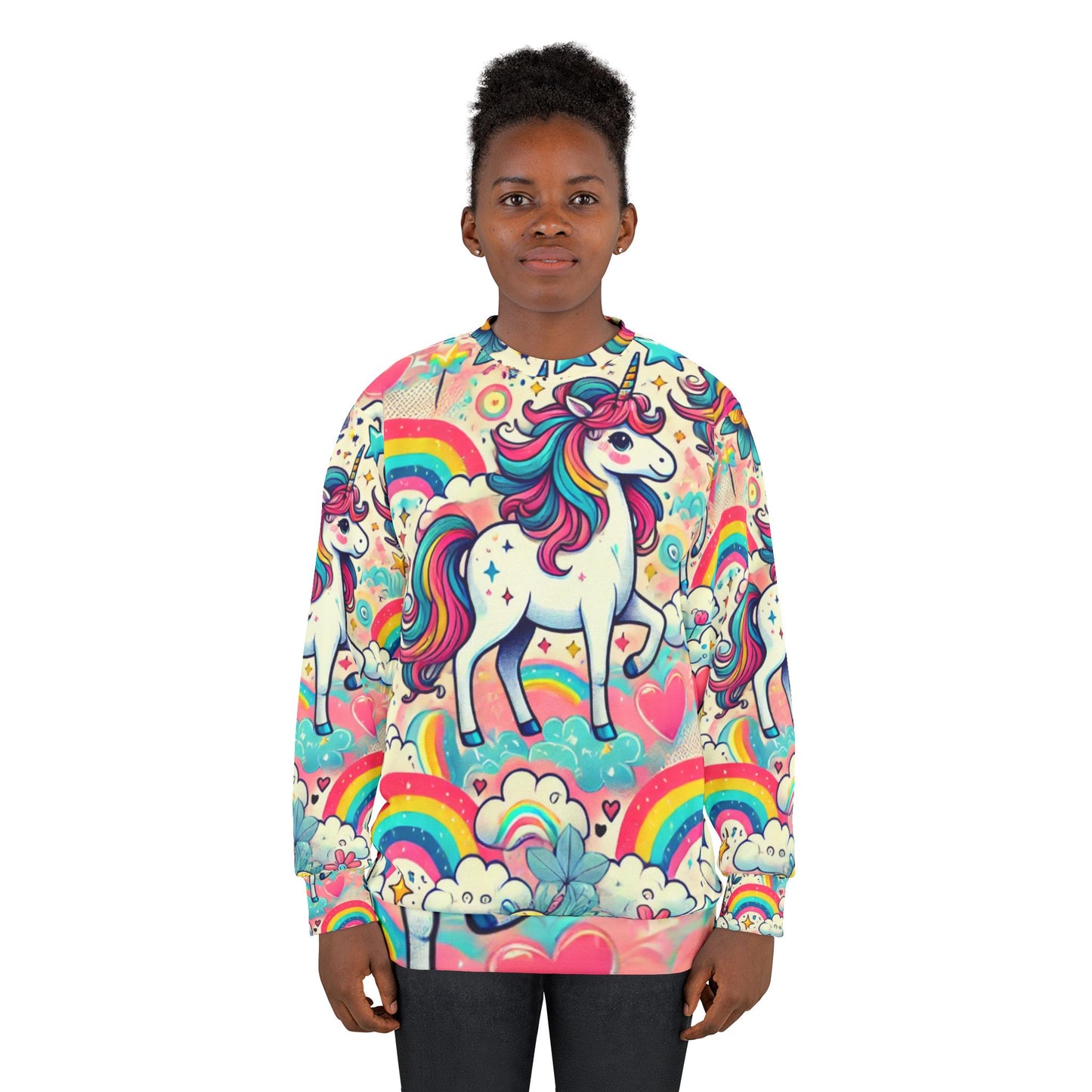 Unisex collegepaita Unicorn