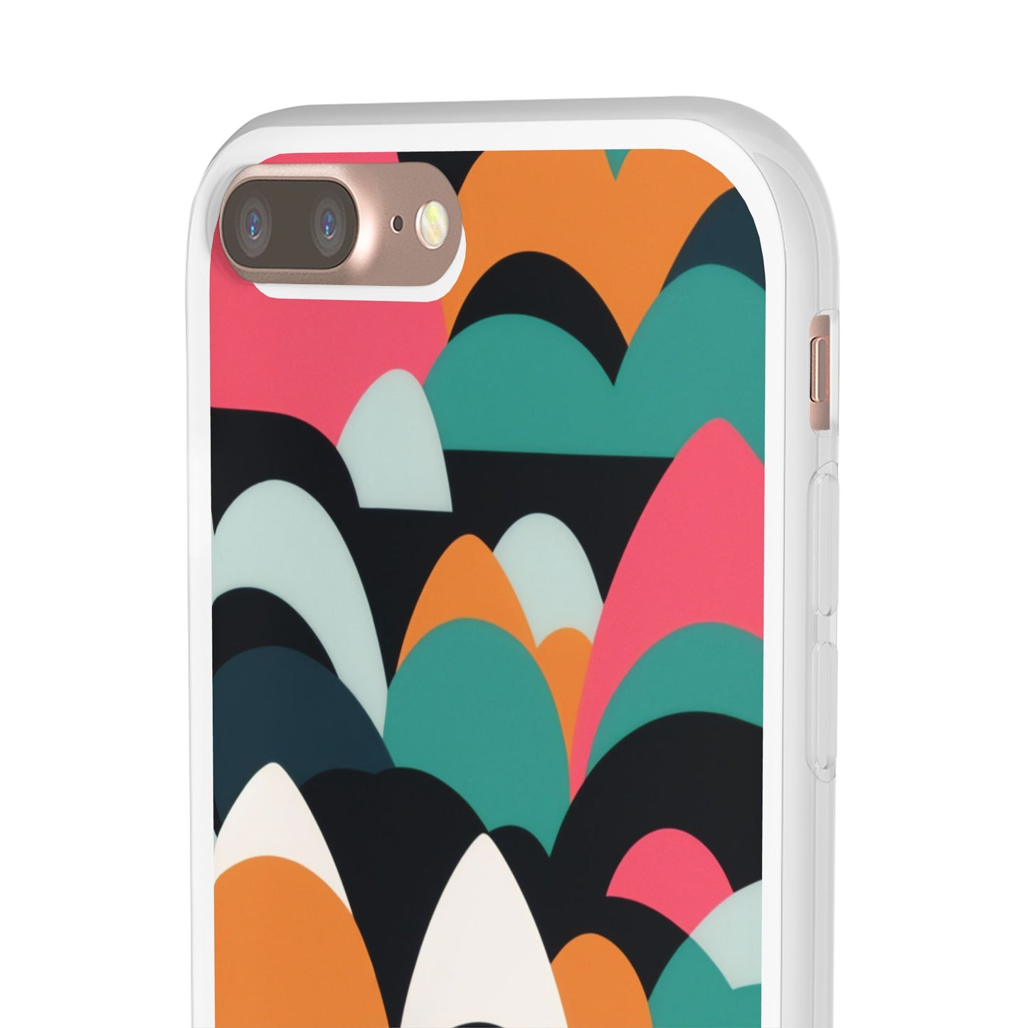 Mobile phone protective cover, rock wave