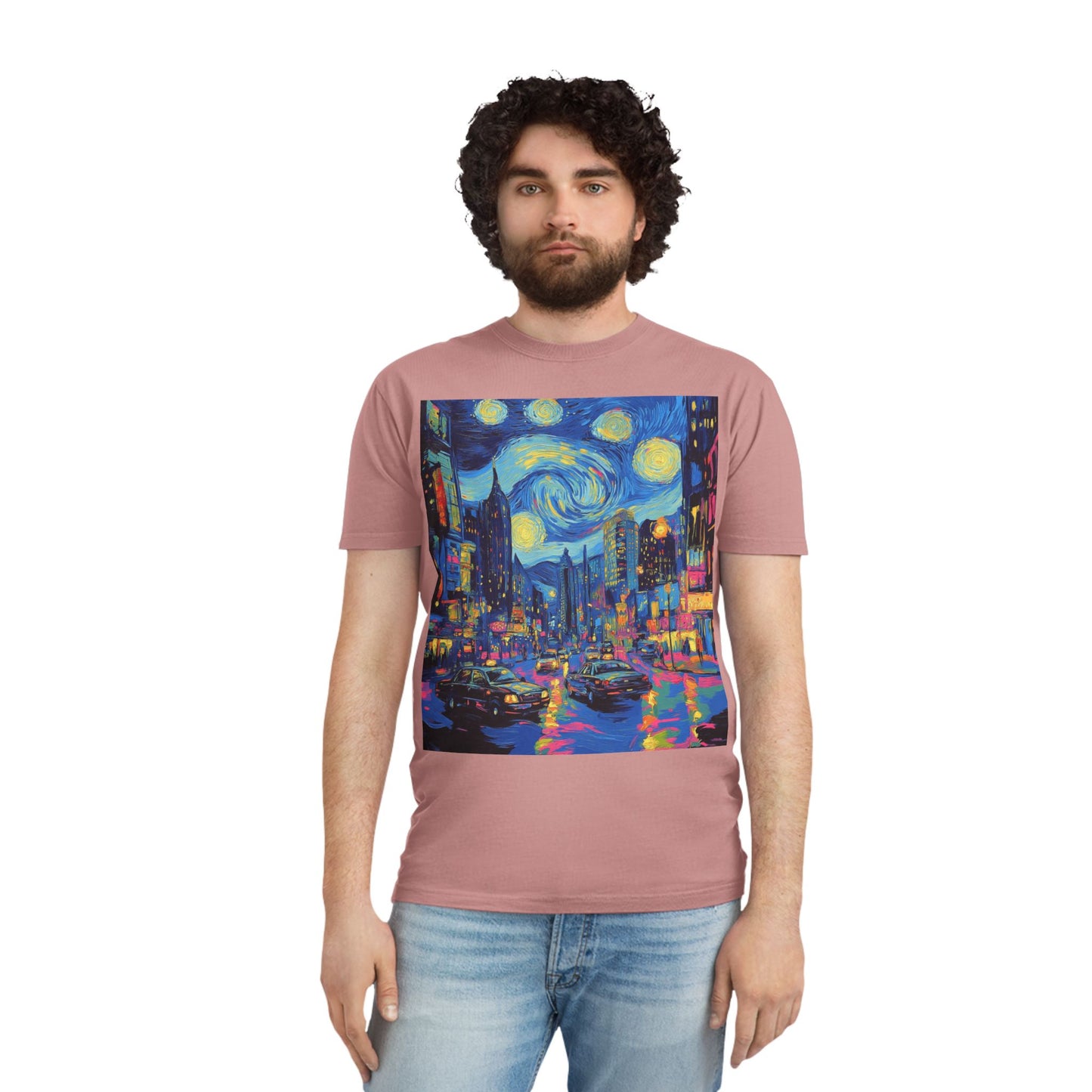 Unisex Faded Shirt  -Starry Night