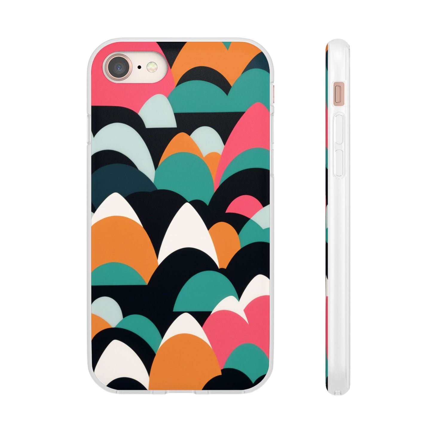 Mobile phone protective cover, rock wave