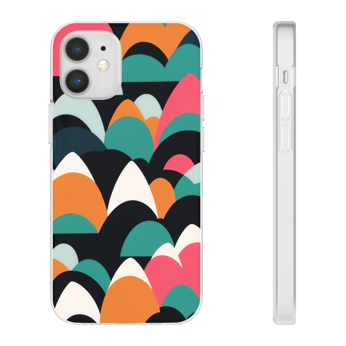 Mobile phone protective cover, rock wave