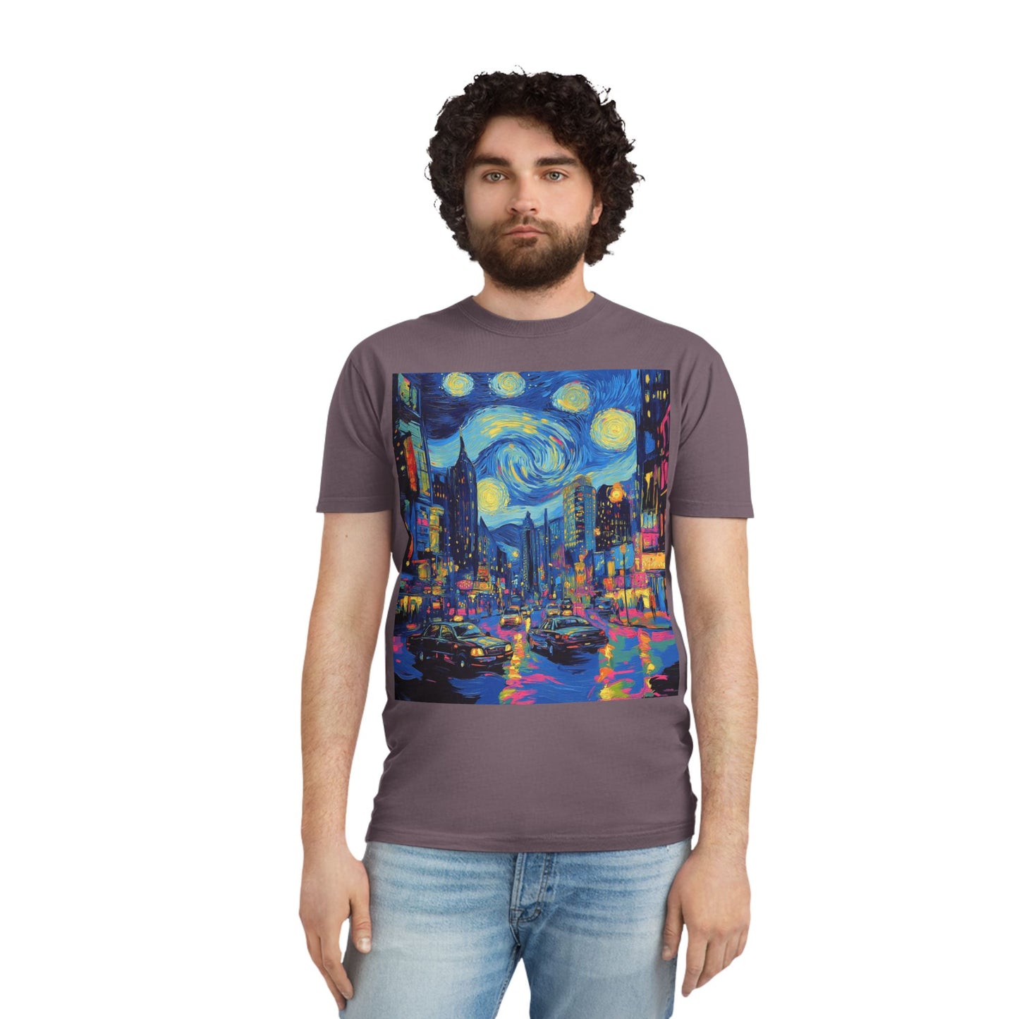 Unisex Faded Shirt  -Starry Night