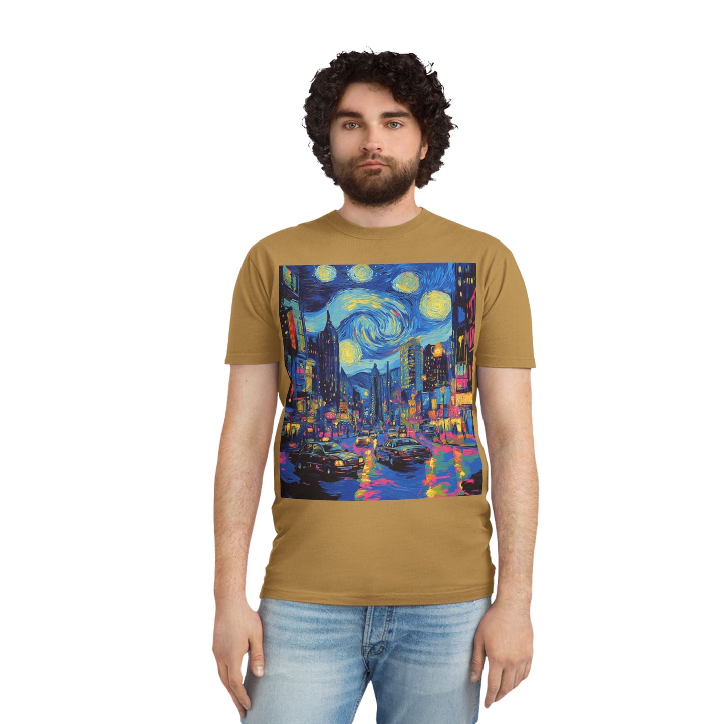 Unisex Faded Shirt  -Starry Night