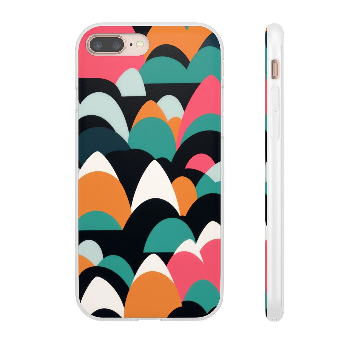 Mobile phone protective cover, rock wave