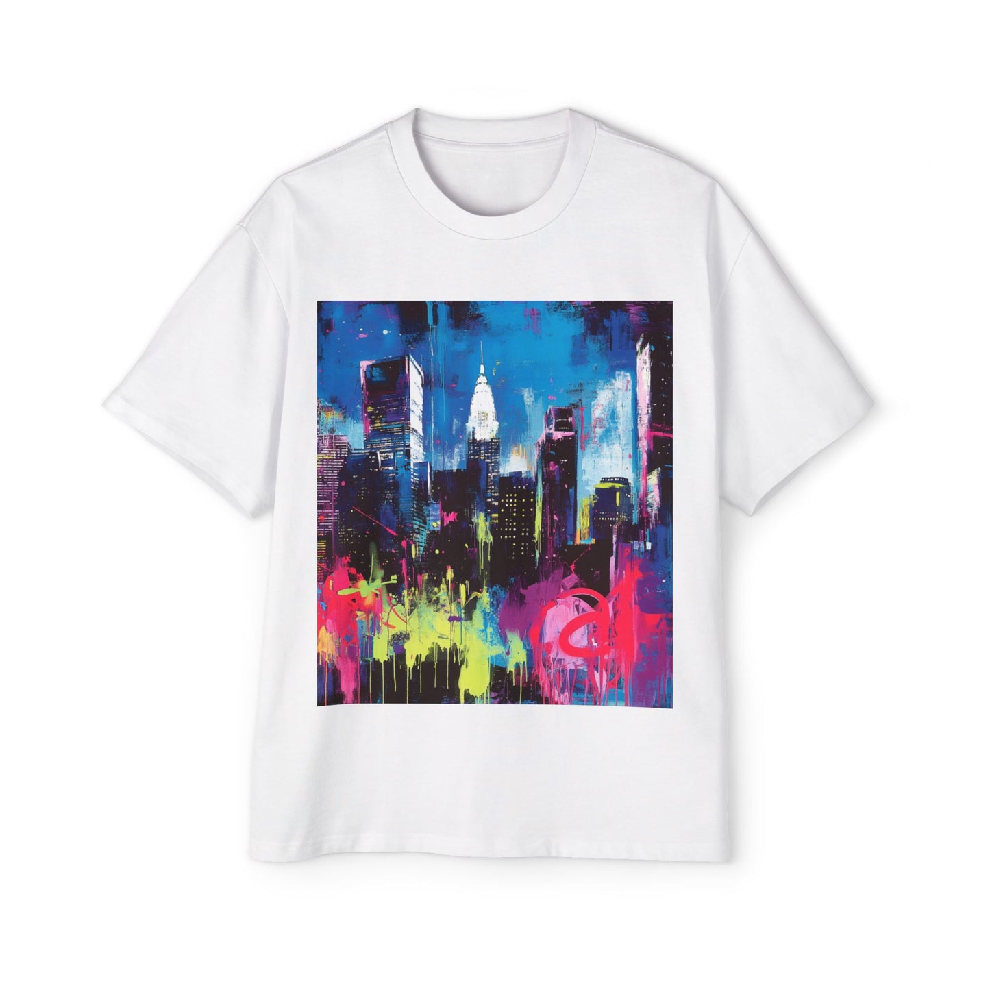 Miesten Urban city Oversized T-Paita