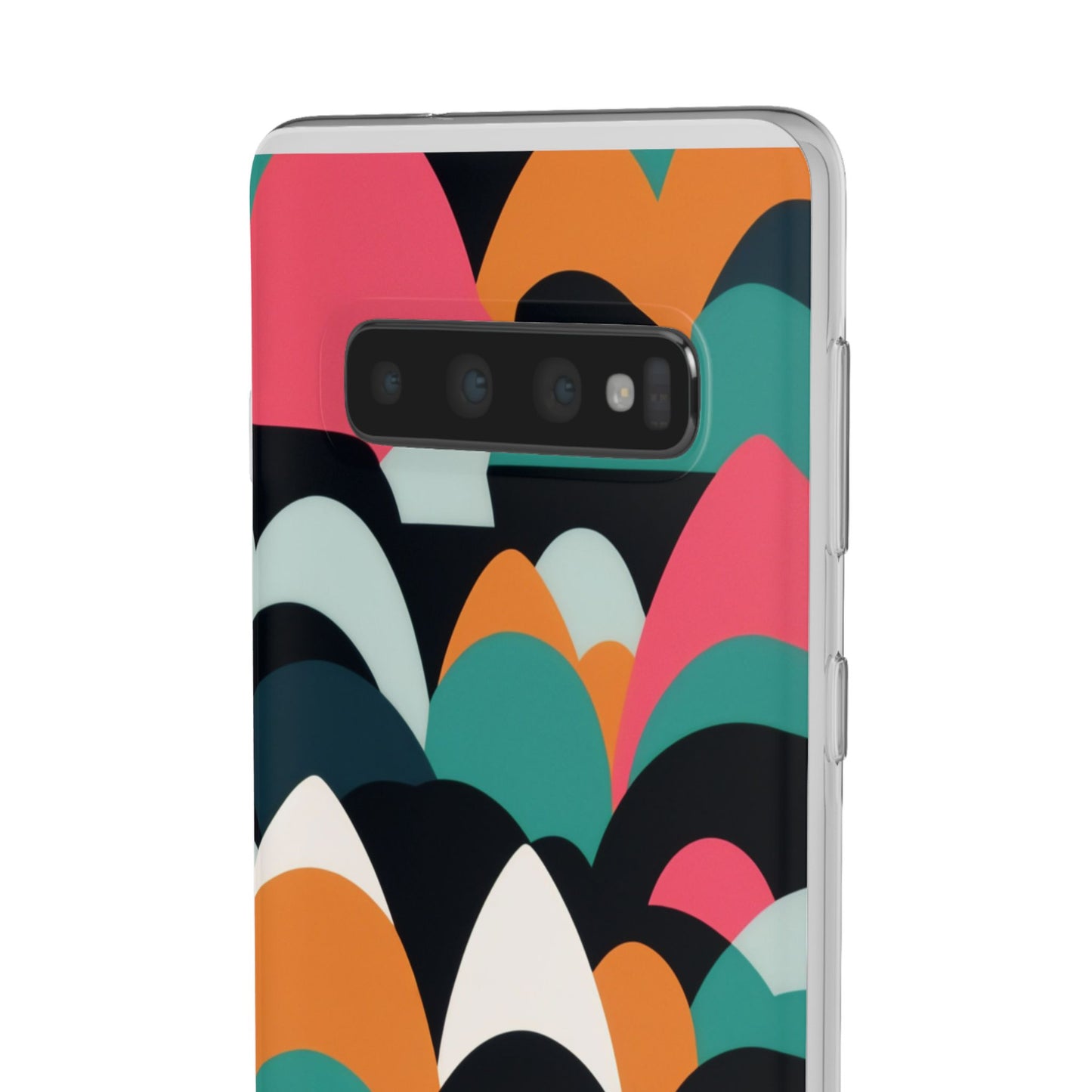 Mobile phone protective cover, rock wave