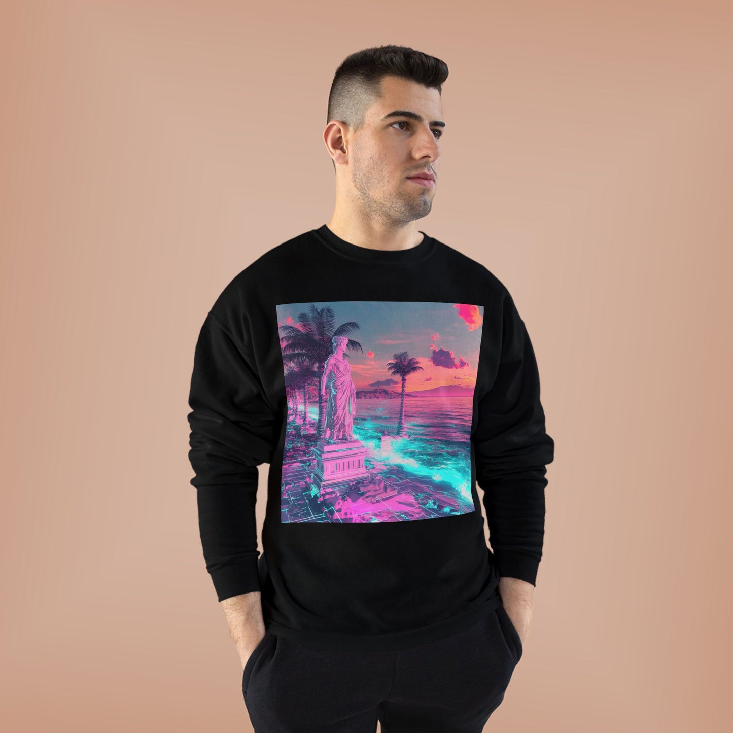 Unisex EcoSmart® Crewneck Sweatshirt – Beach Dreams