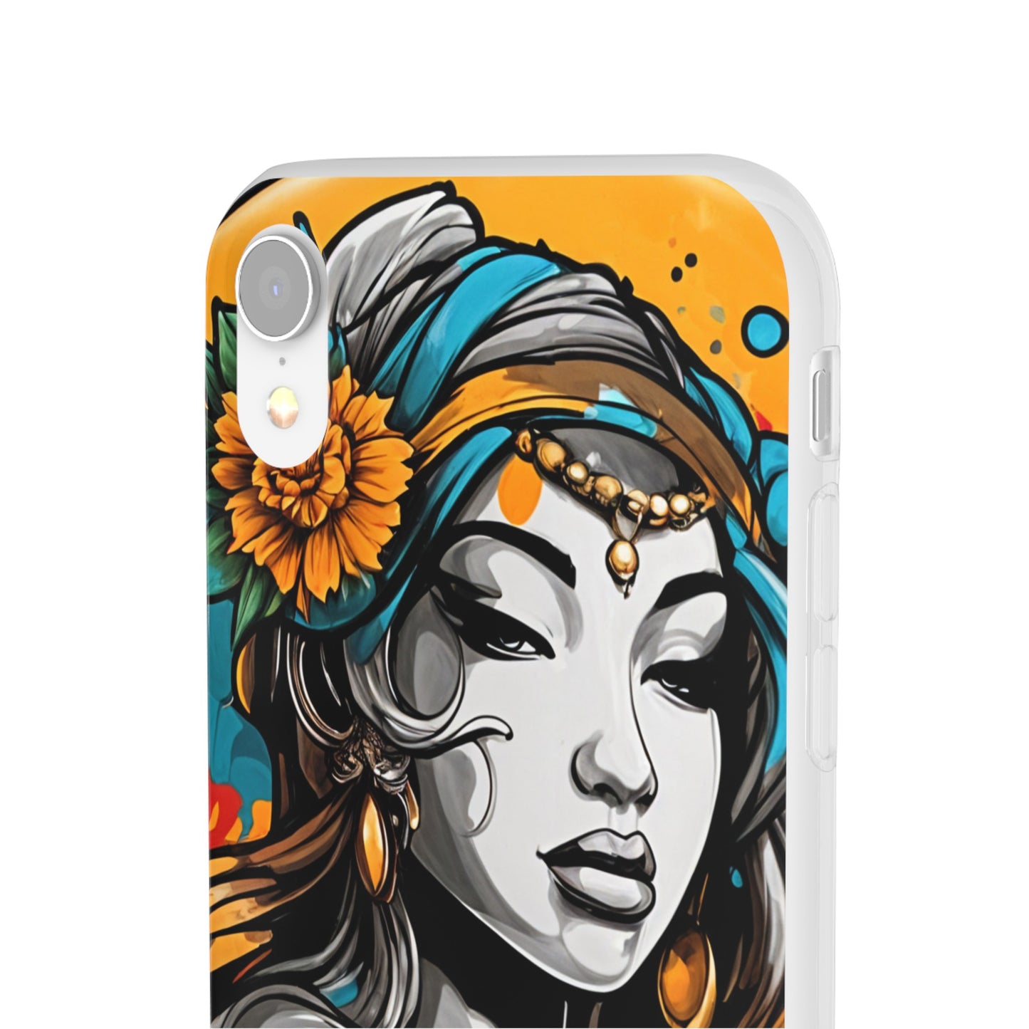 Mobile phone cover, urban woman