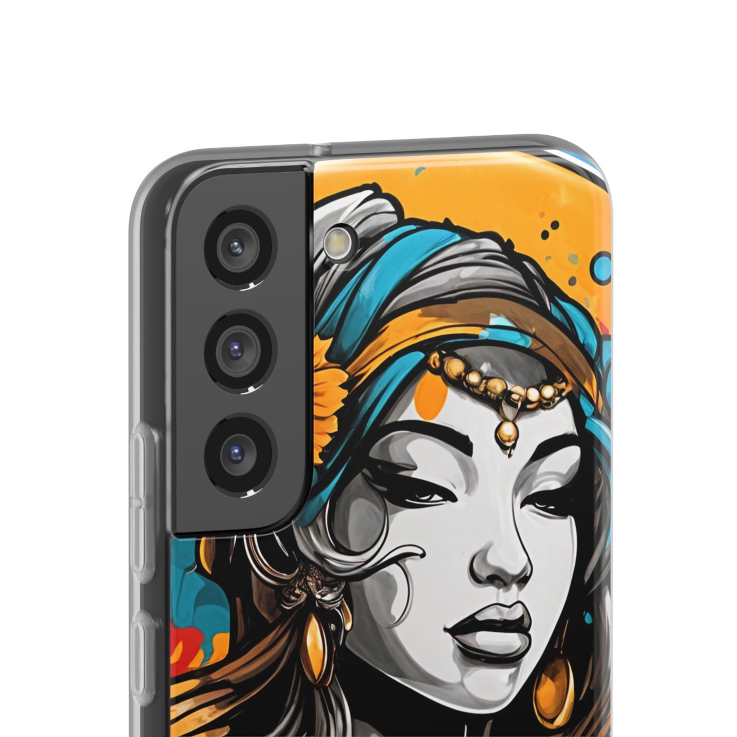 Mobile phone cover, urban woman