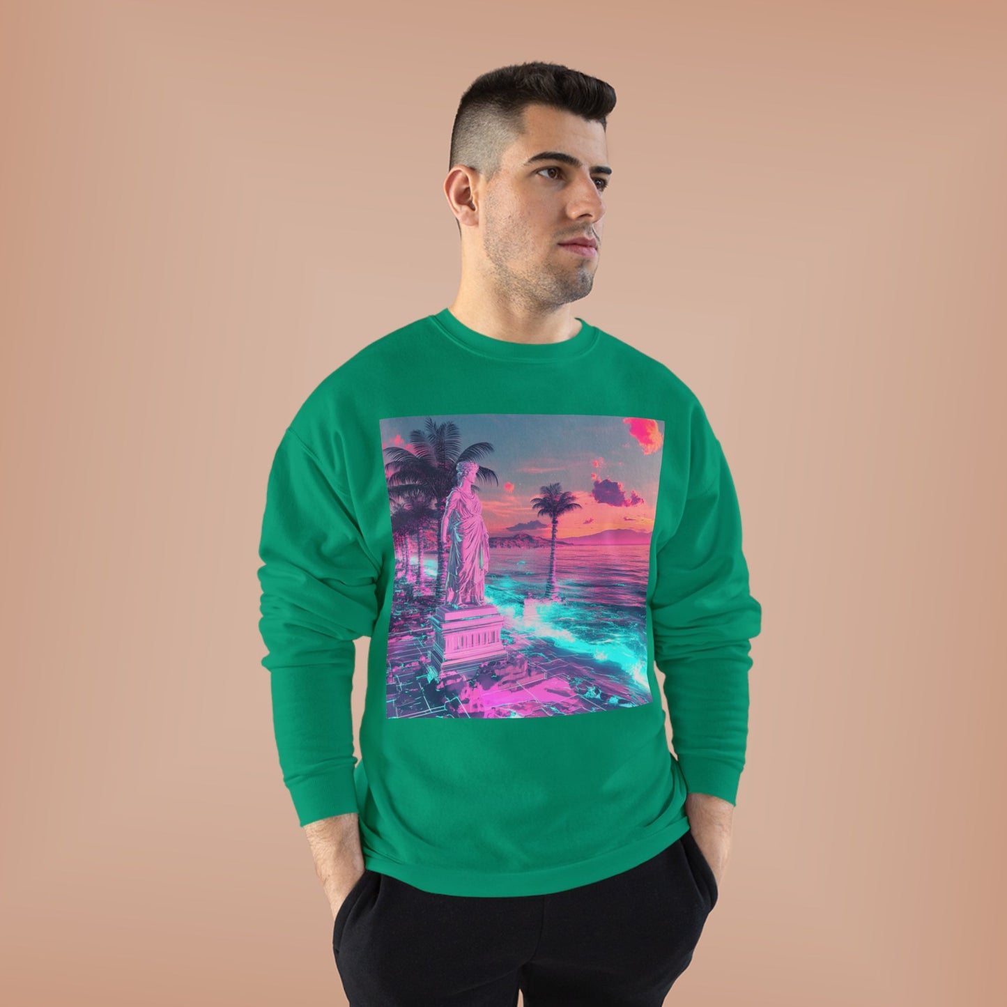 Unisex EcoSmart® Crewneck Sweatshirt – Beach Dreams