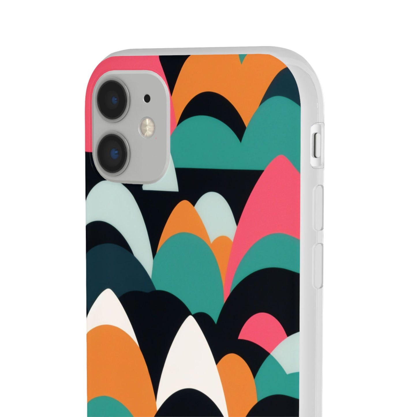 Mobile phone protective cover, rock wave