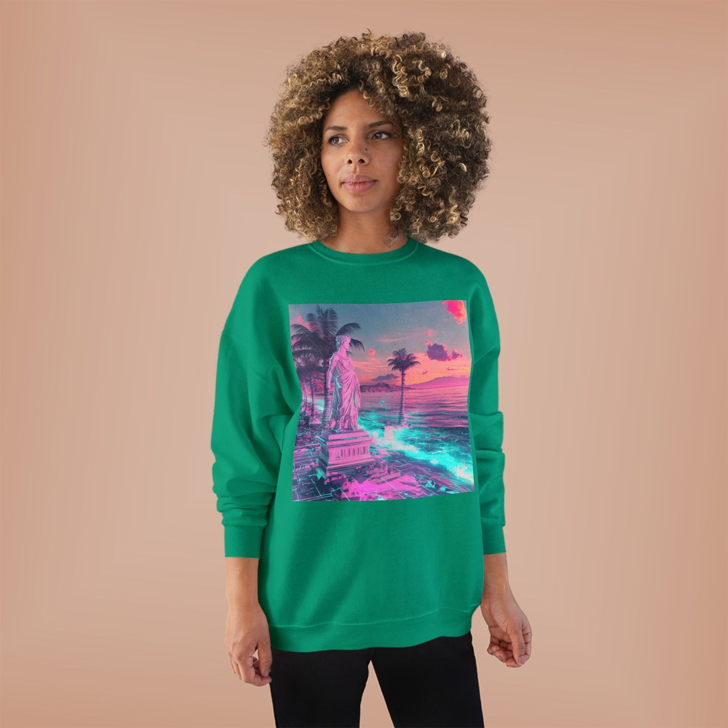 Unisex EcoSmart® Crewneck Sweatshirt – Beach Dreams