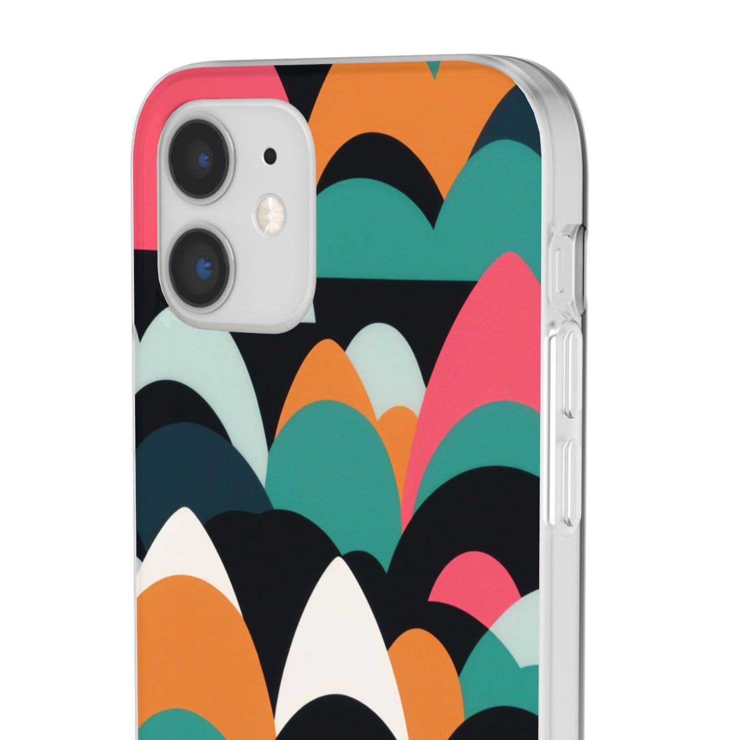 Mobile phone protective cover, rock wave