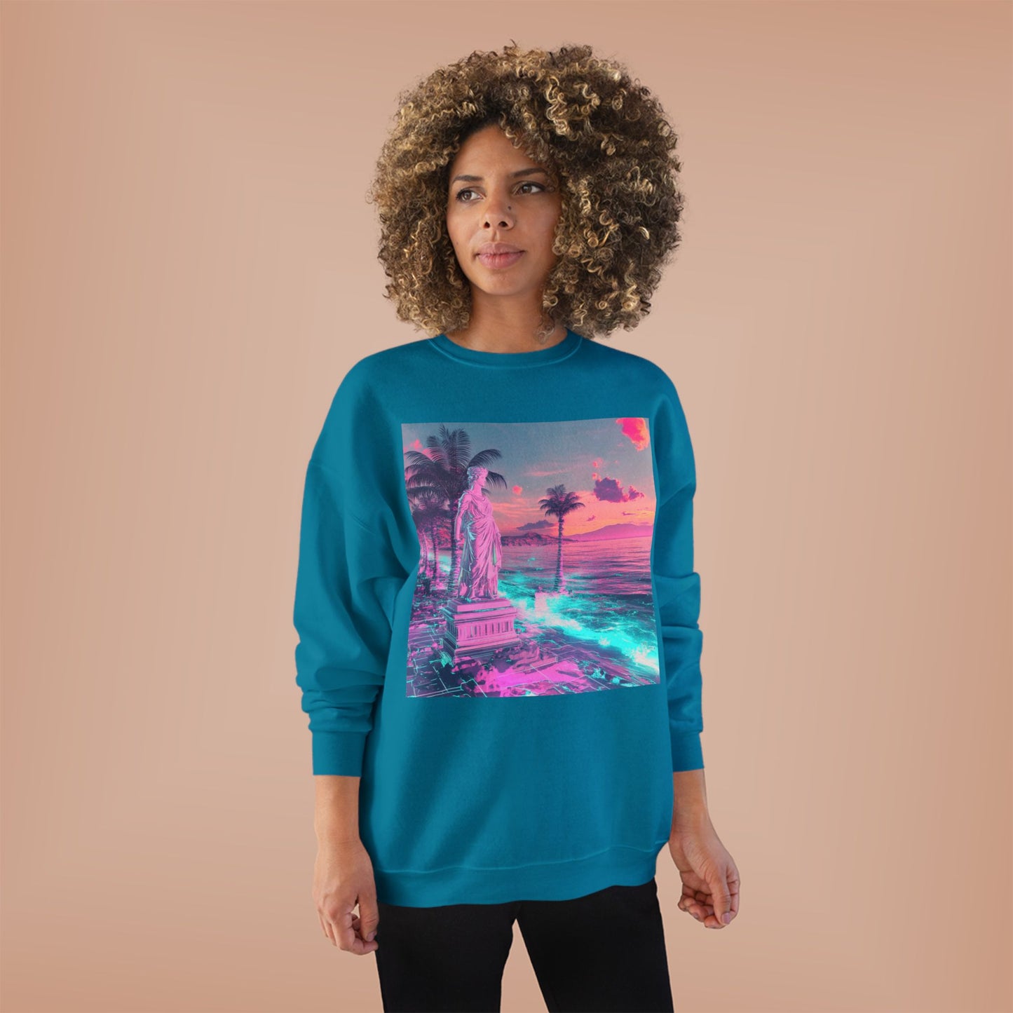 Unisex EcoSmart® Crewneck Sweatshirt – Beach Dreams