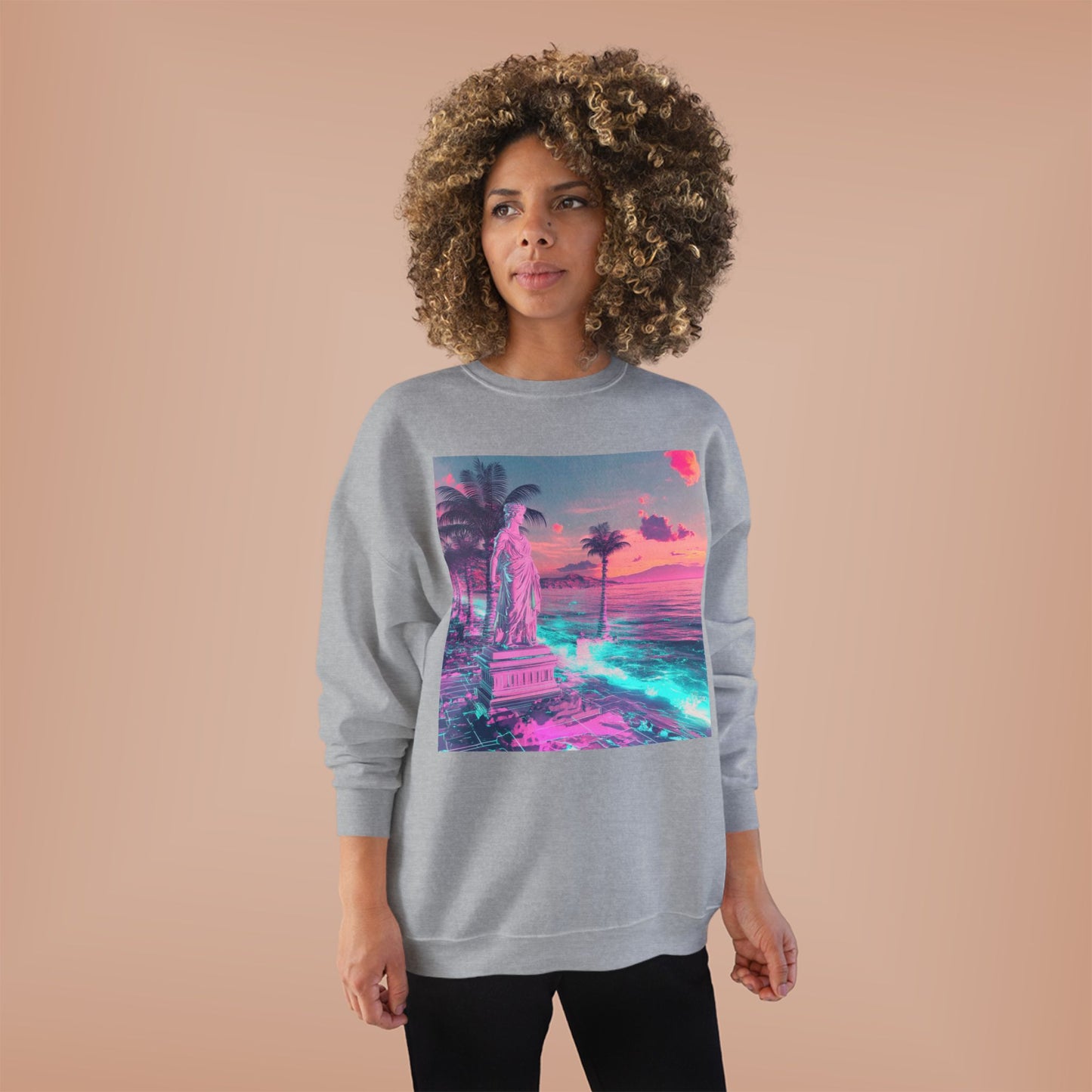 Unisex EcoSmart® Crewneck Sweatshirt – Beach Dreams