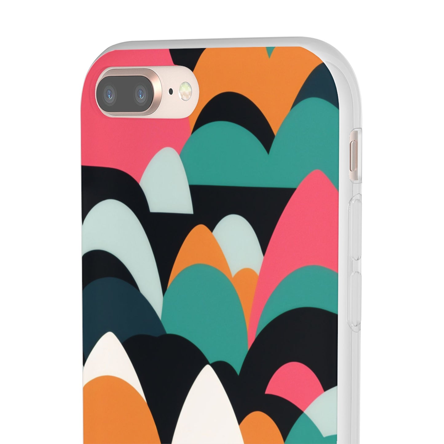 Mobile phone protective cover, rock wave