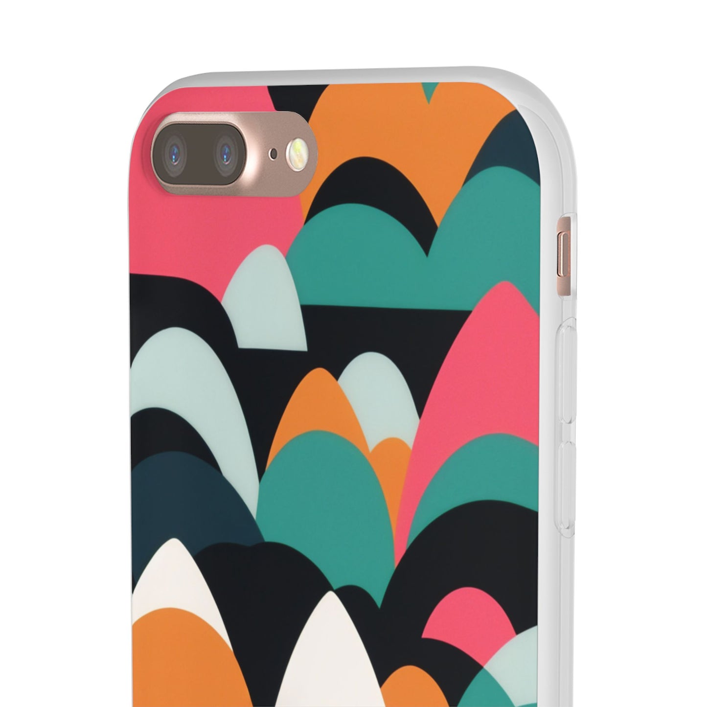 Mobile phone protective cover, rock wave