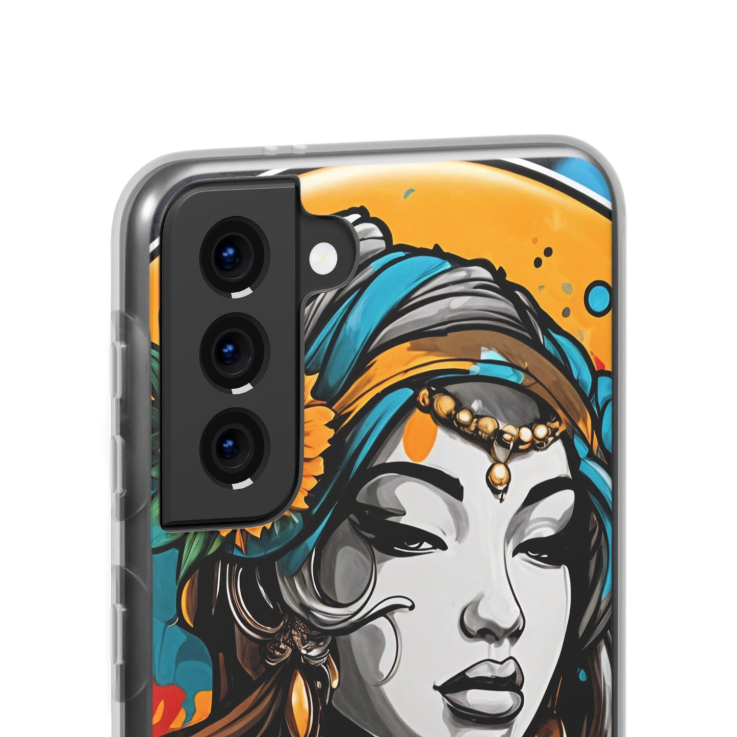 Mobile phone cover, urban woman