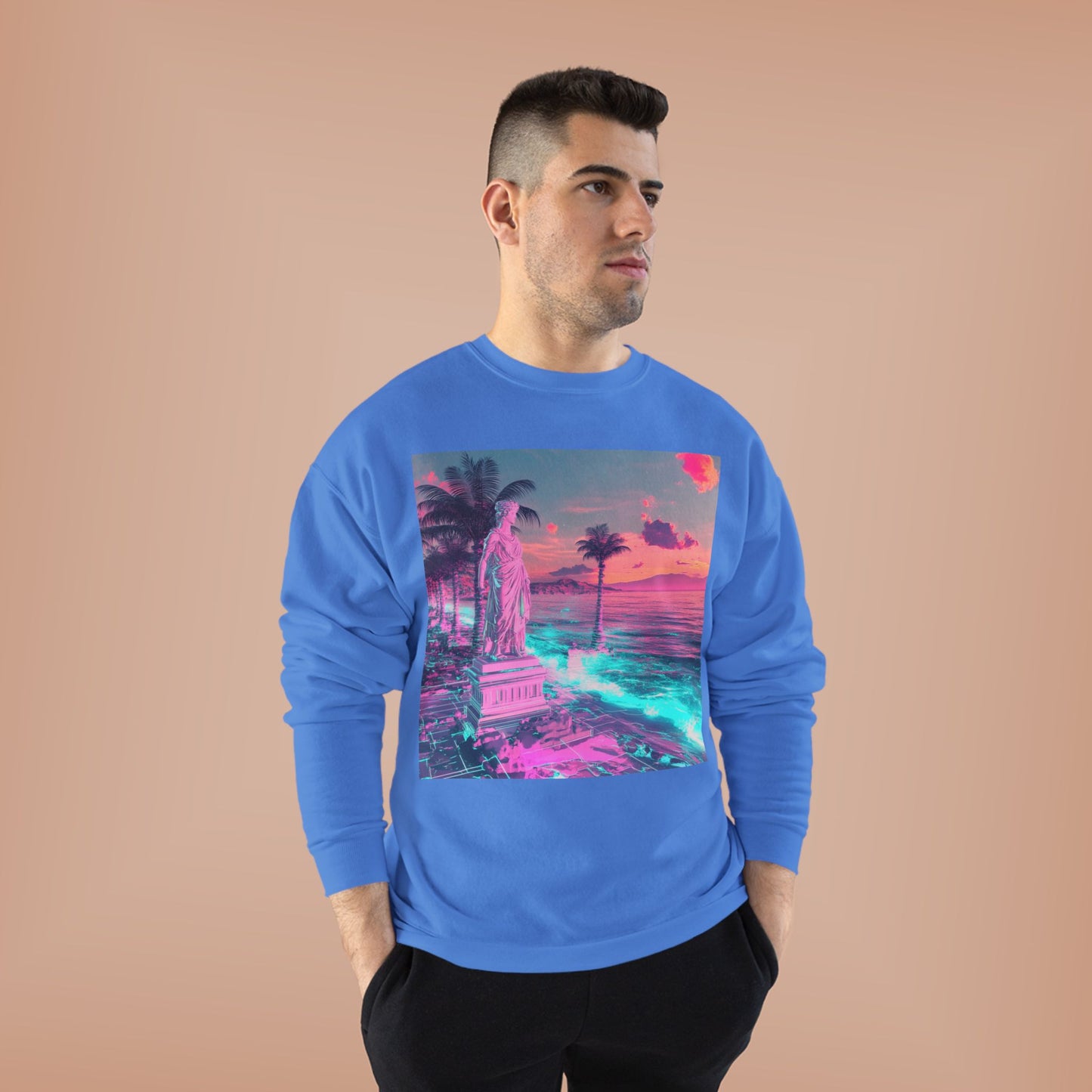 Unisex EcoSmart® Crewneck Sweatshirt – Beach Dreams