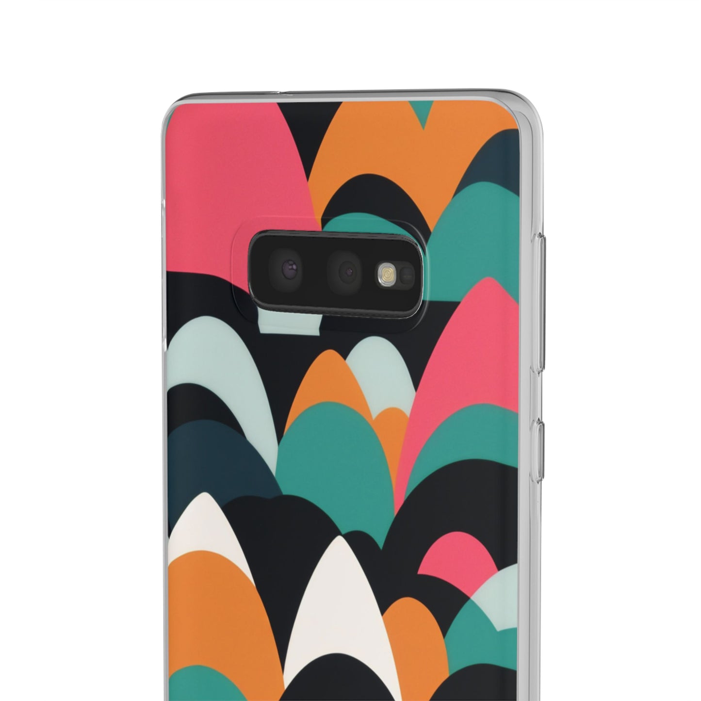 Mobile phone protective cover, rock wave