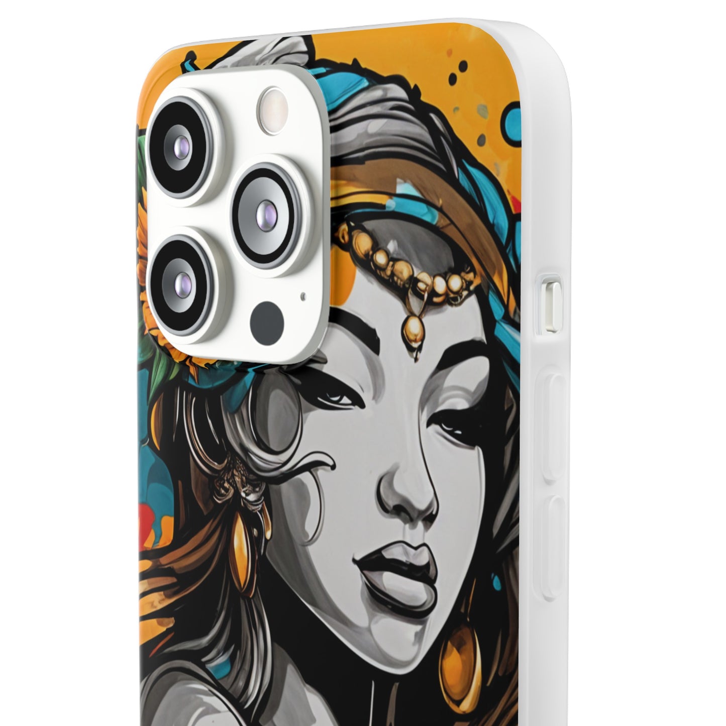 Mobile phone cover, urban woman