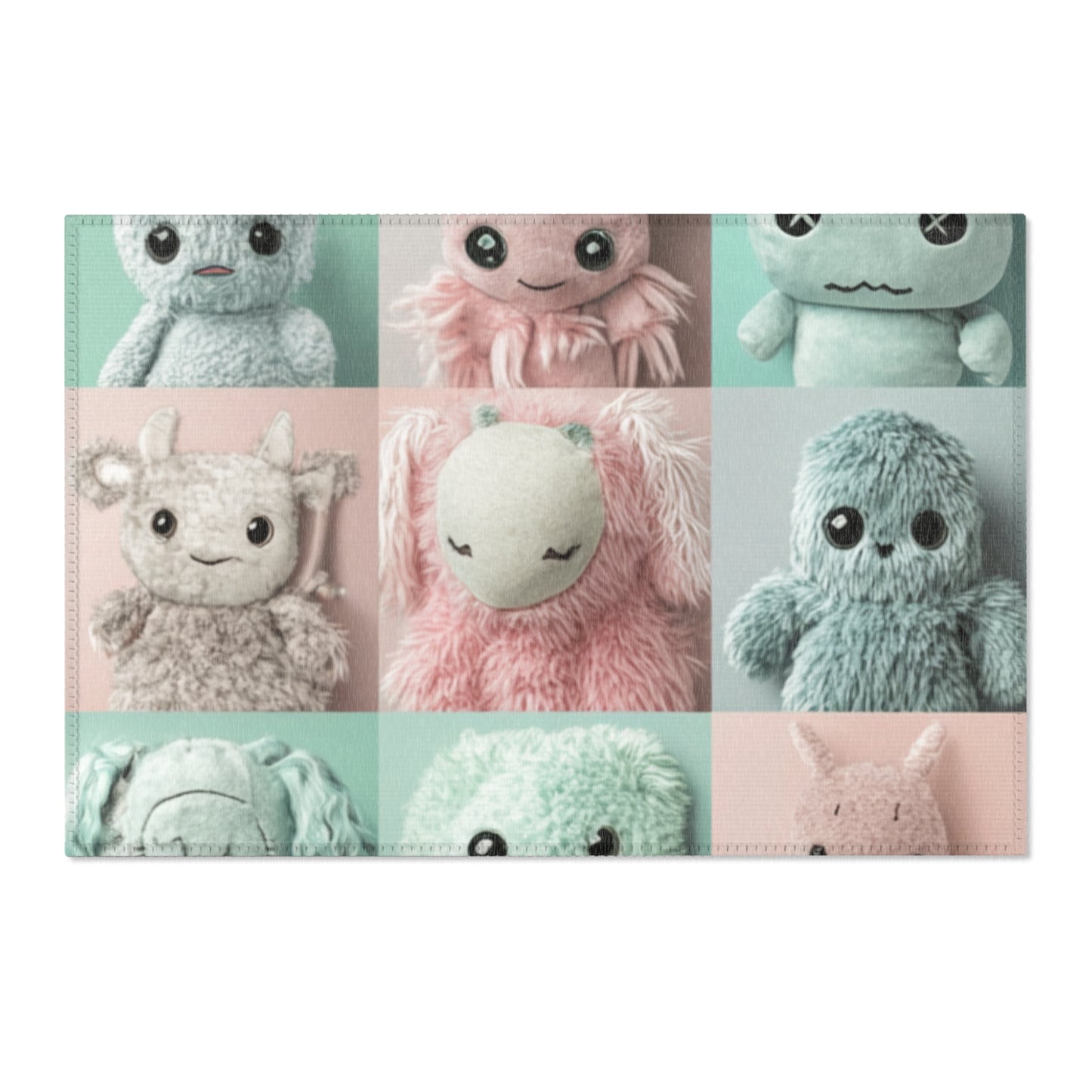 Lastenhuoneen matto - Cute monsters