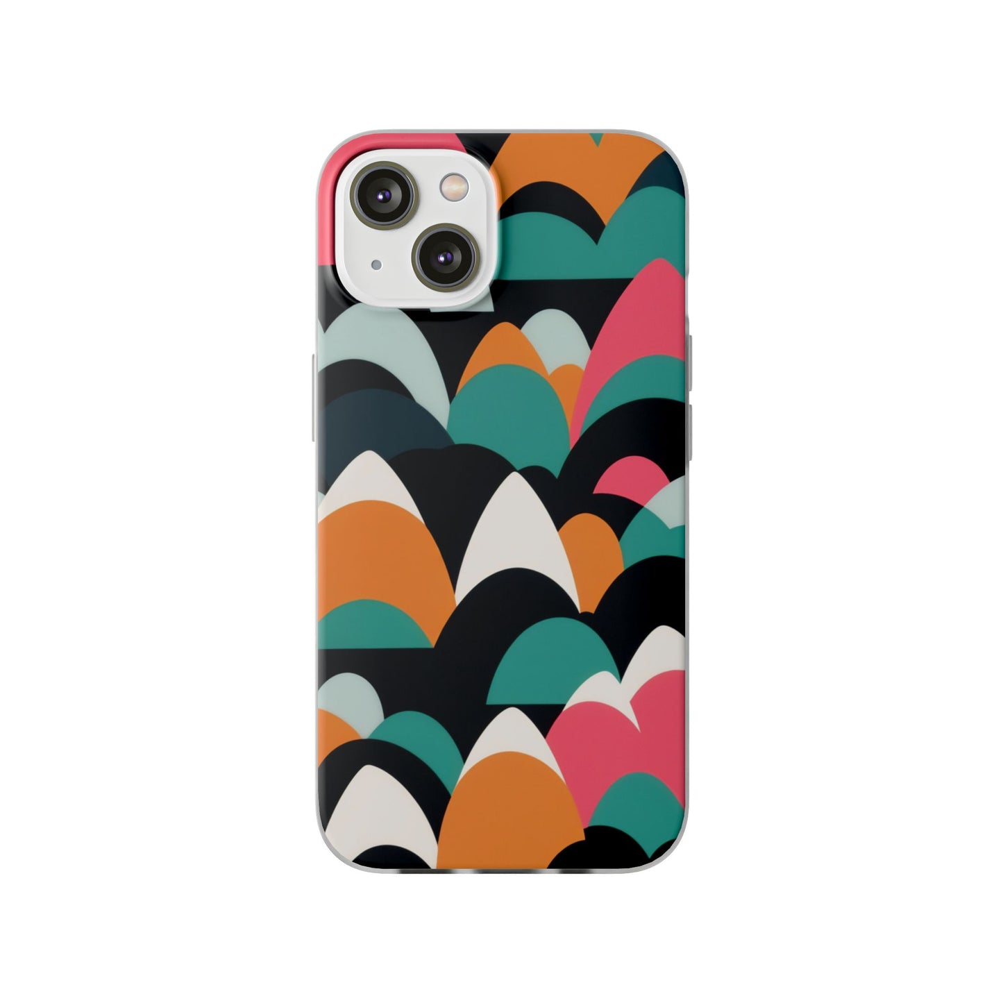 Mobile phone protective cover, rock wave