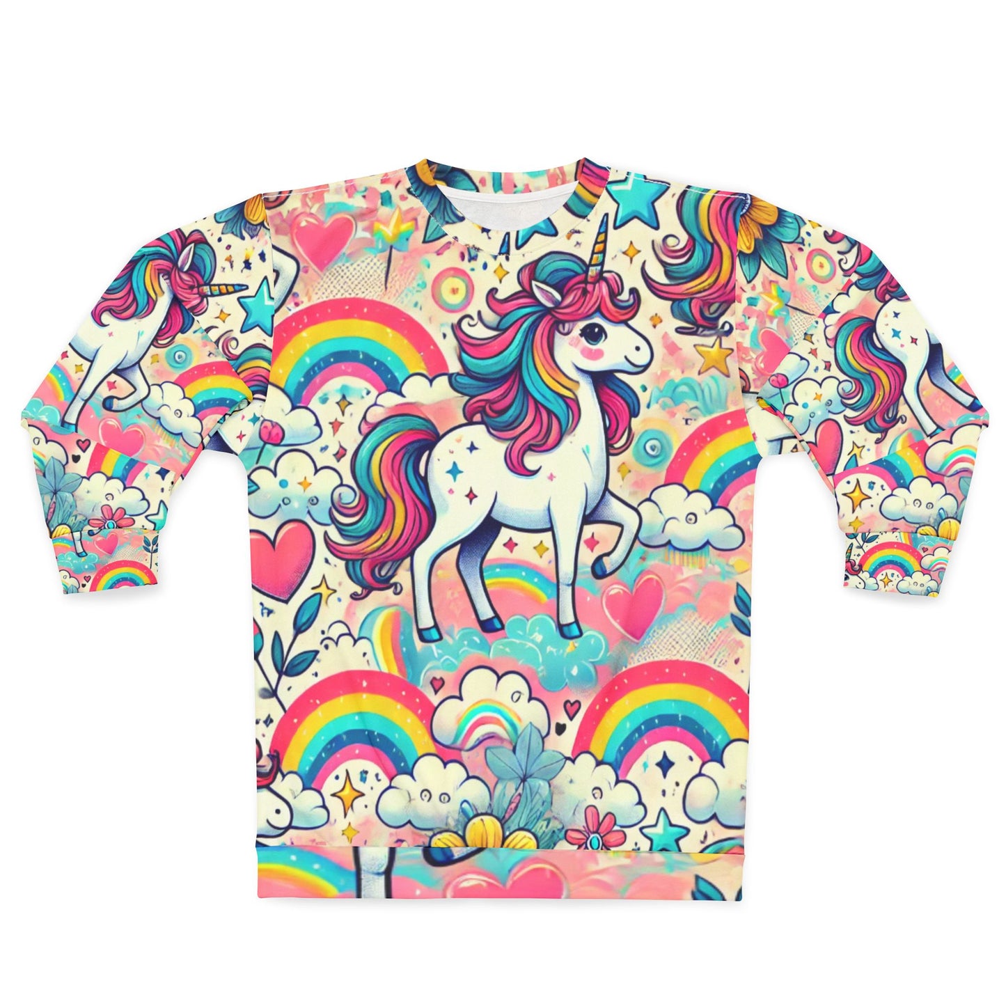 Unisex collegepaita Unicorn