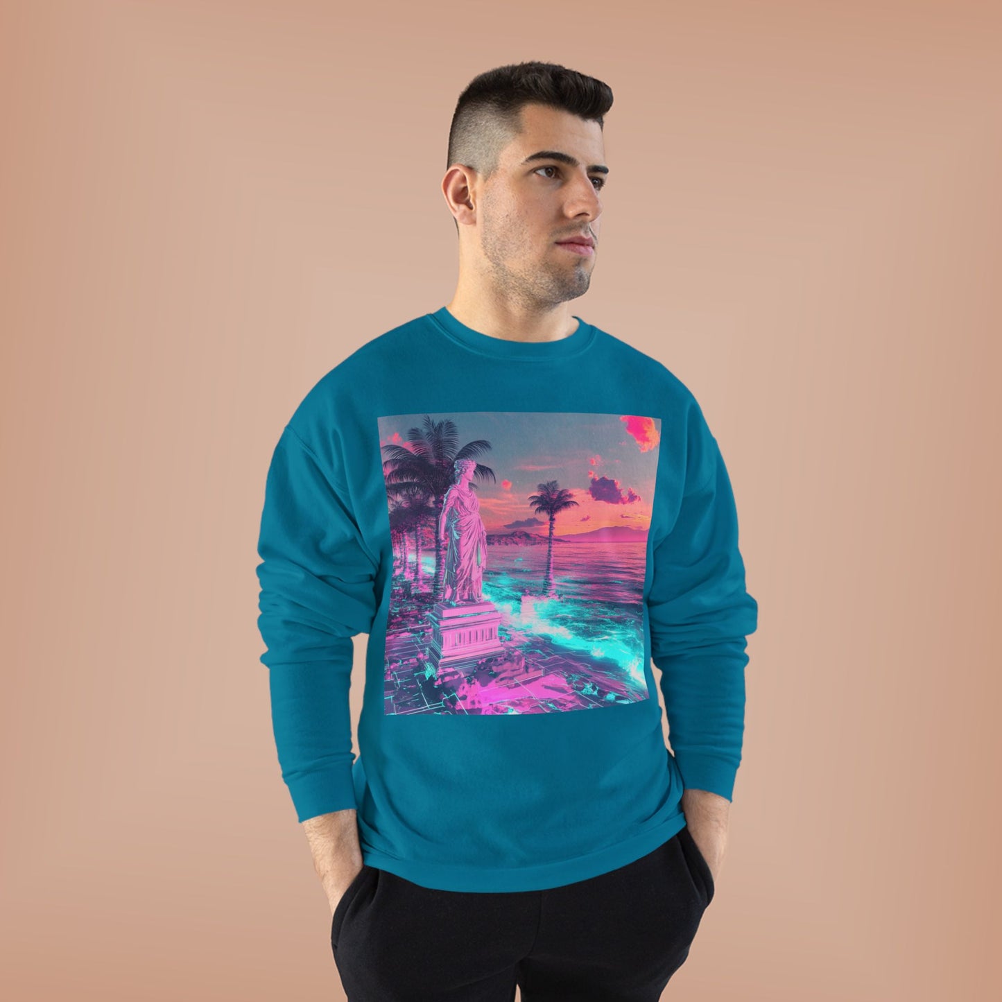 Unisex EcoSmart® Crewneck Sweatshirt – Beach Dreams